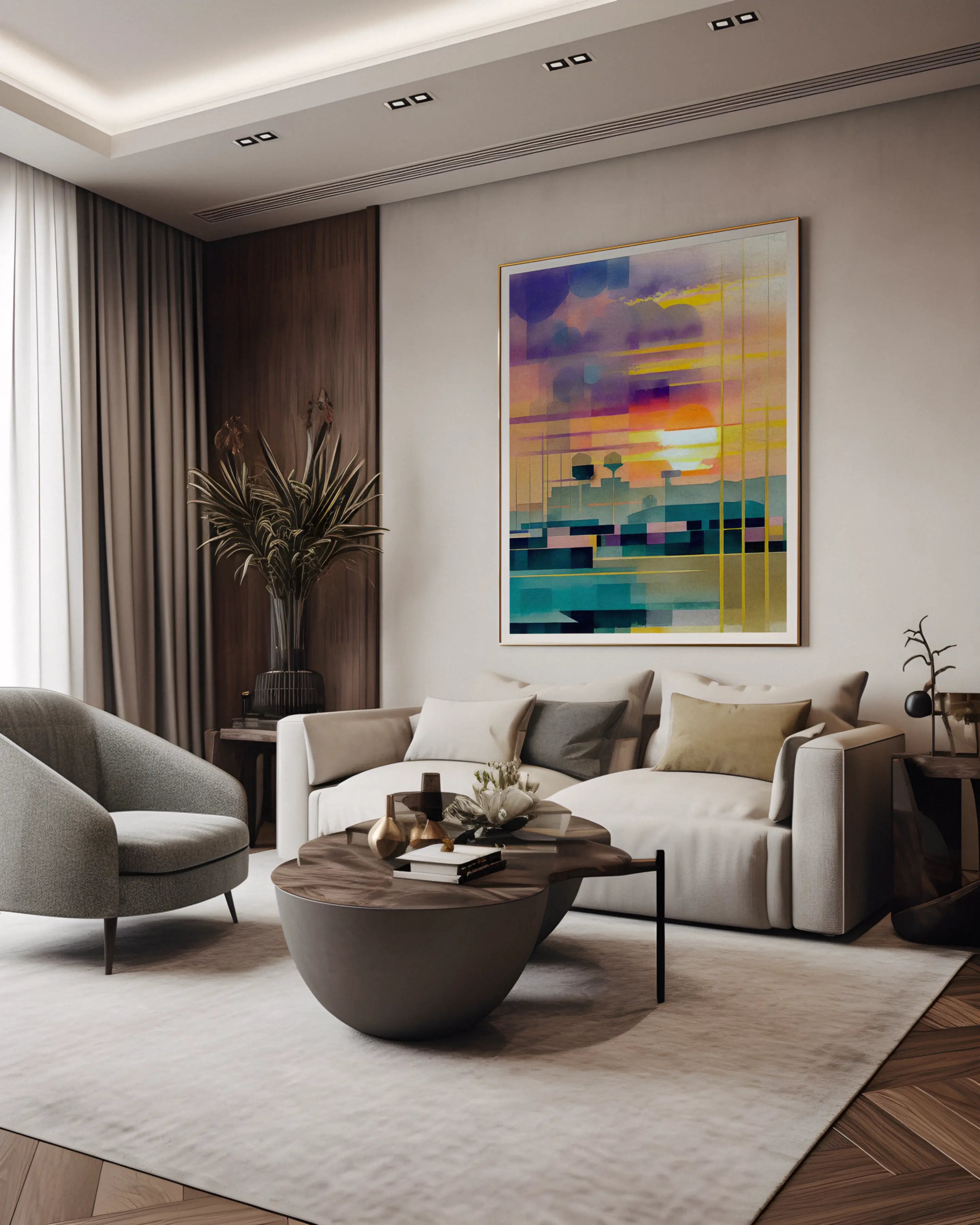 Abstract Canvas Wall Art SAD2159