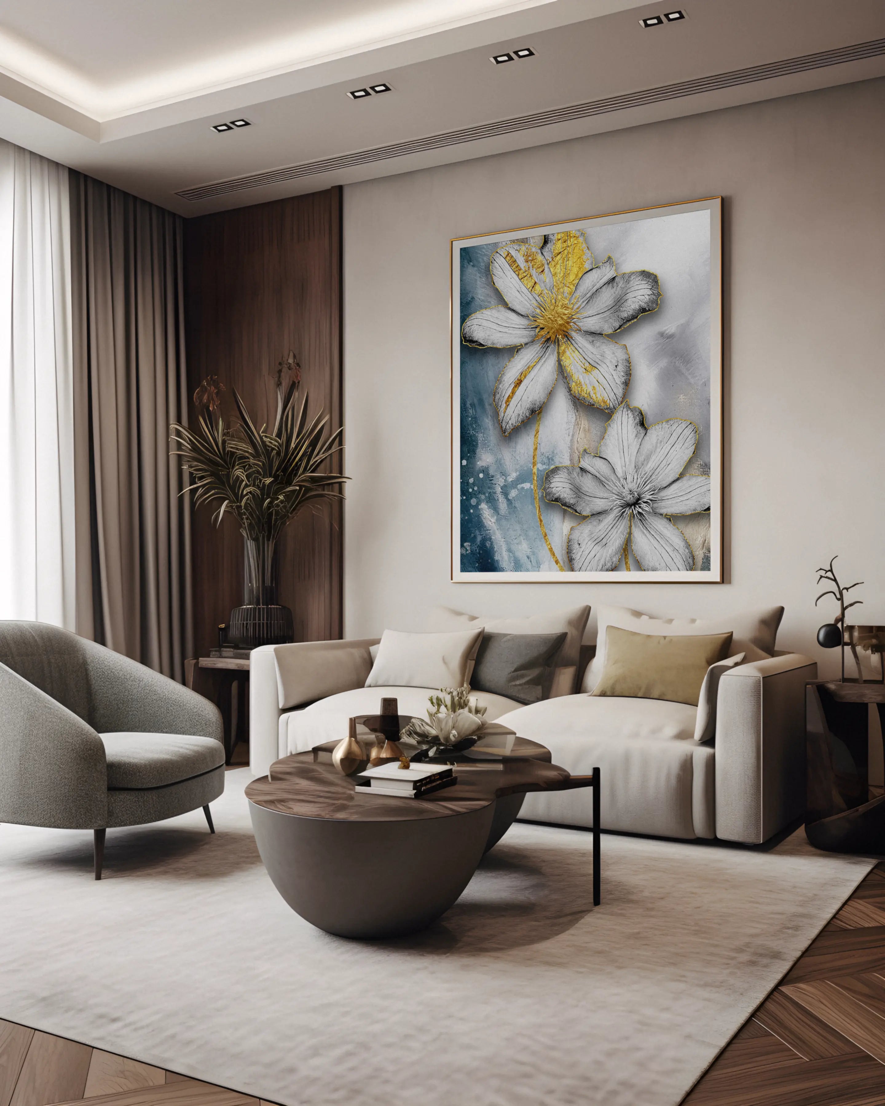 Floral Canvas Wall Art SAD882