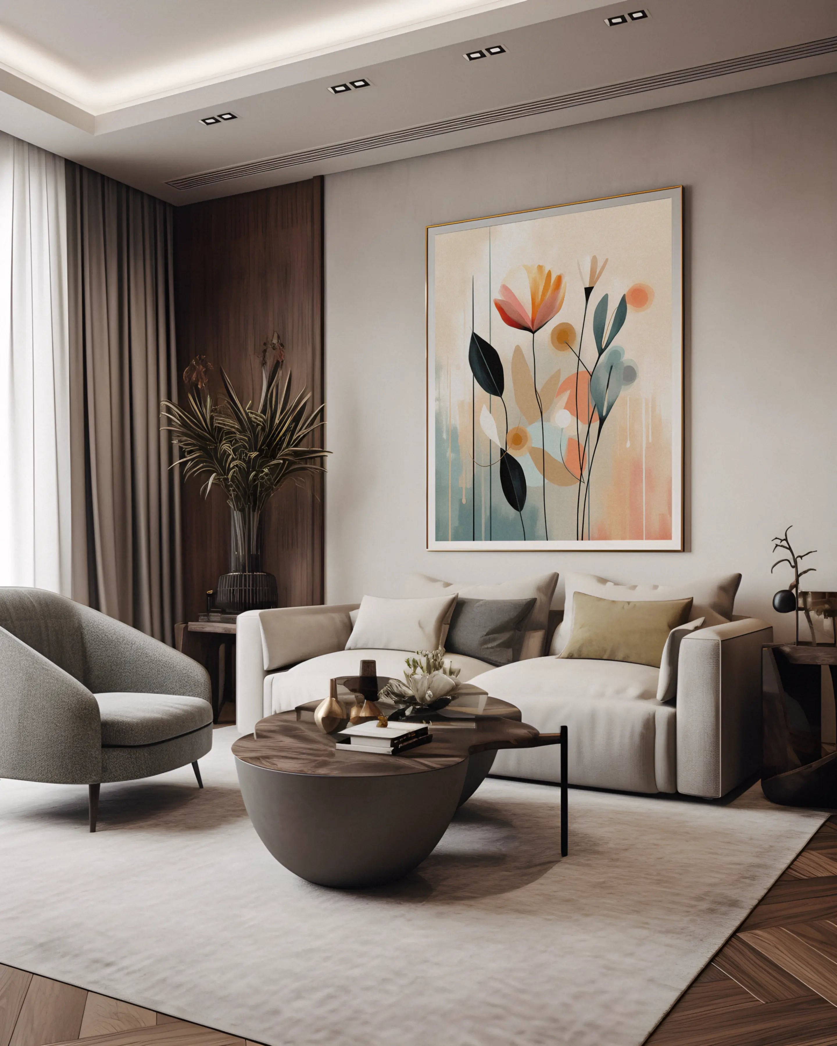 Floral Canvas Wall Art SAD2193