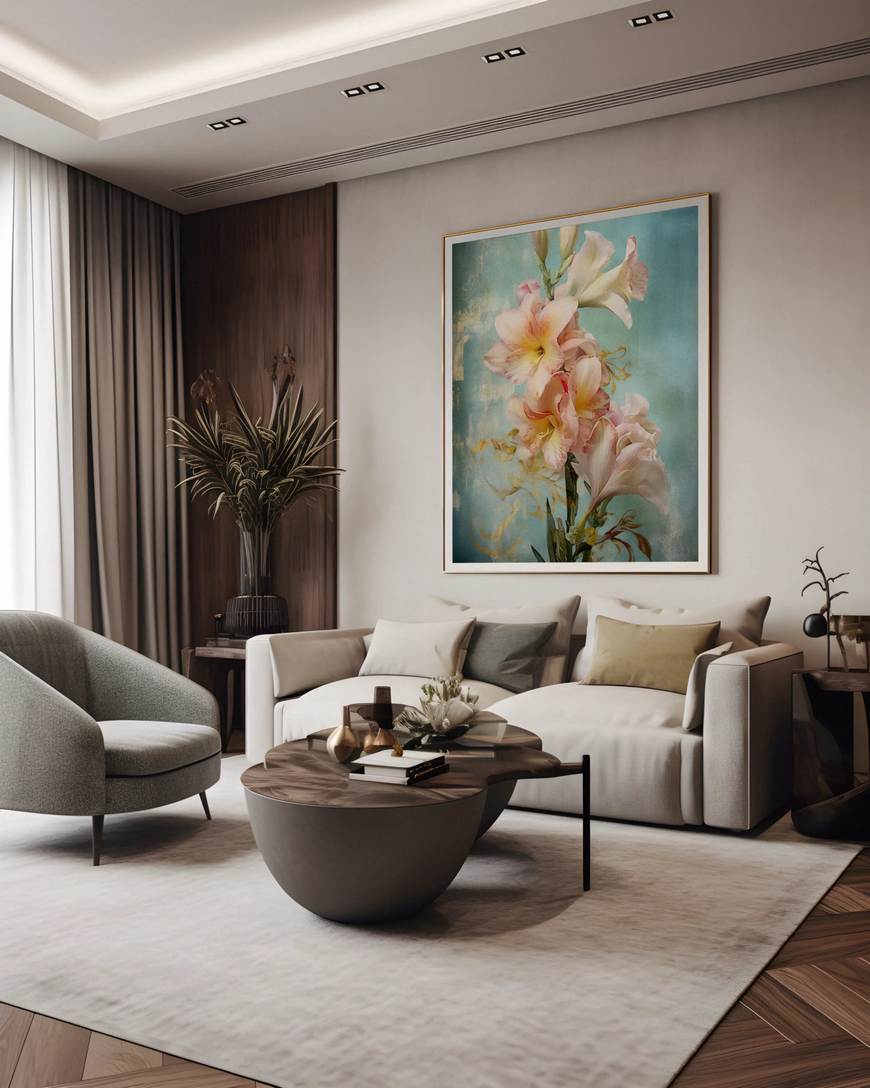 Floral Canvas Wall Art SAD923