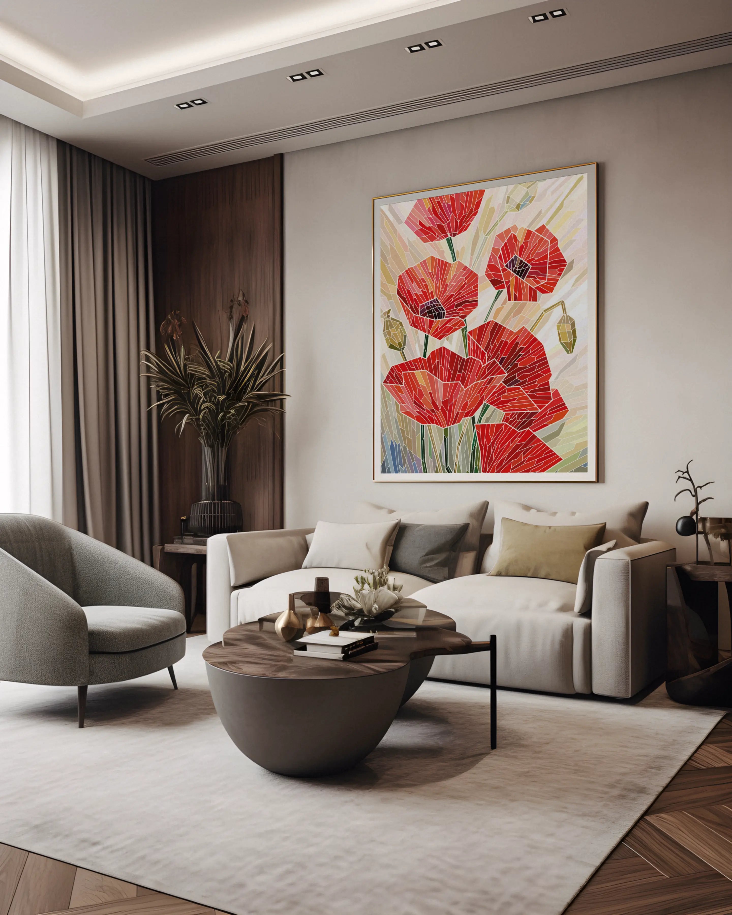 Floral Canvas Wall Art SAD919