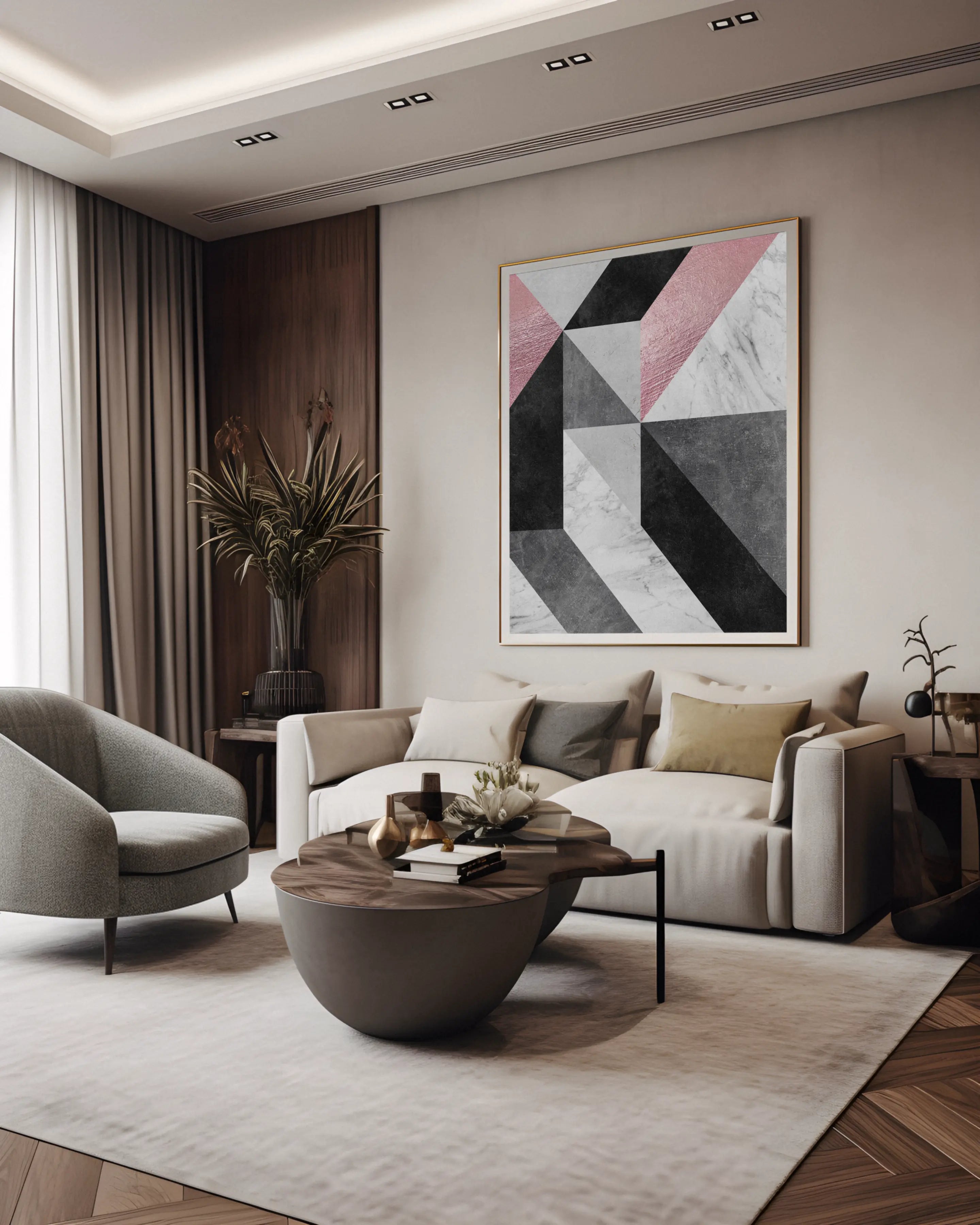 Abstract Canvas Wall Art SAD876