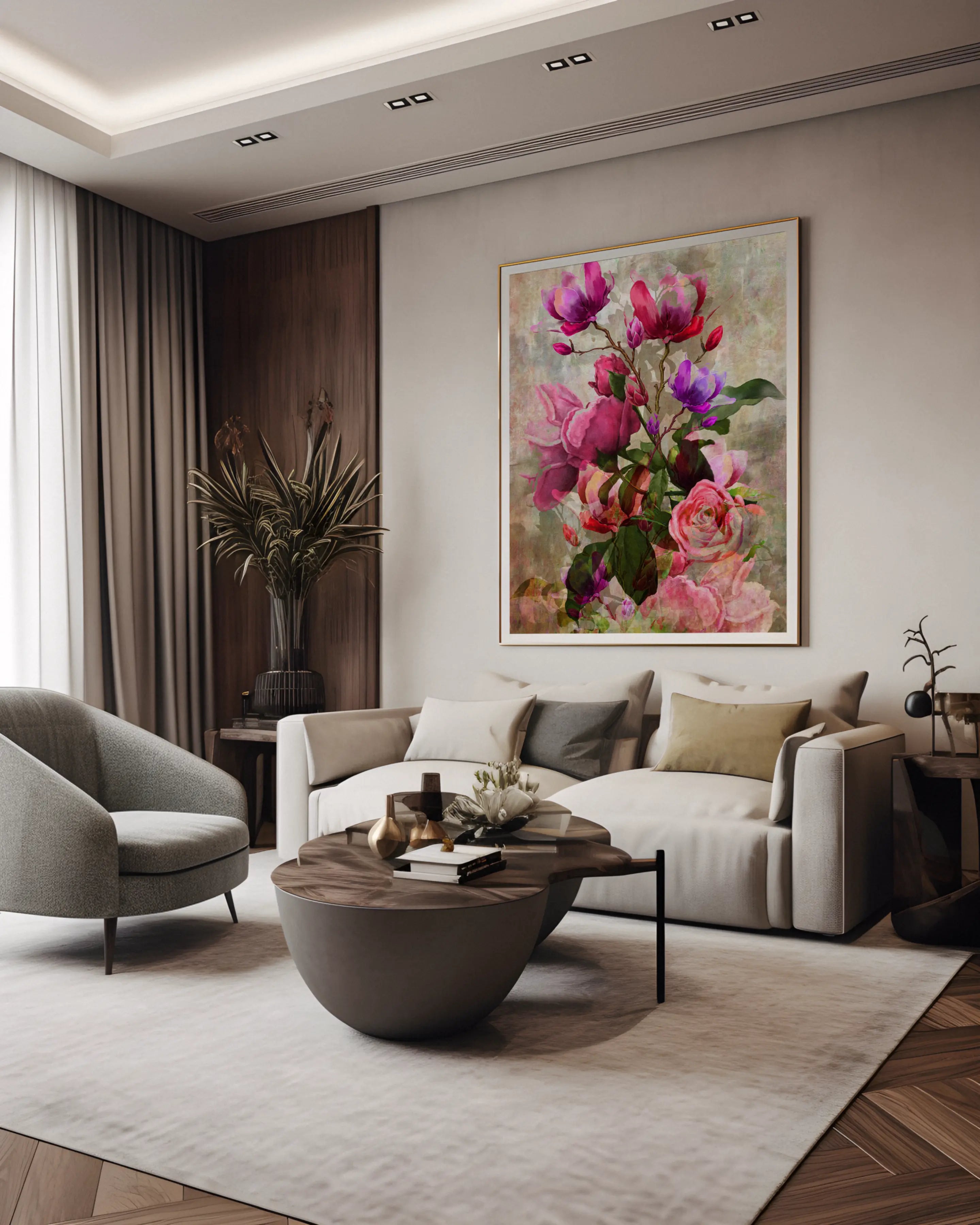 Floral Canvas Wall Art SAD871