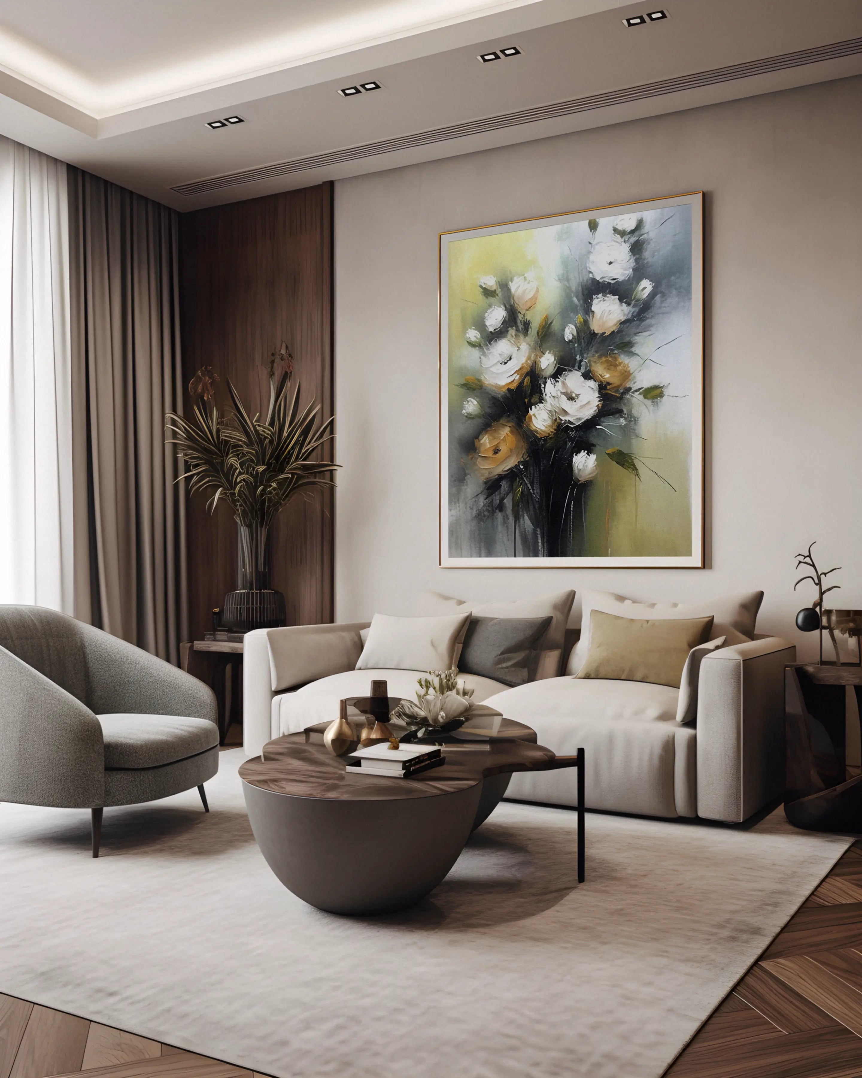 Floral Canvas Wall Art SAD933