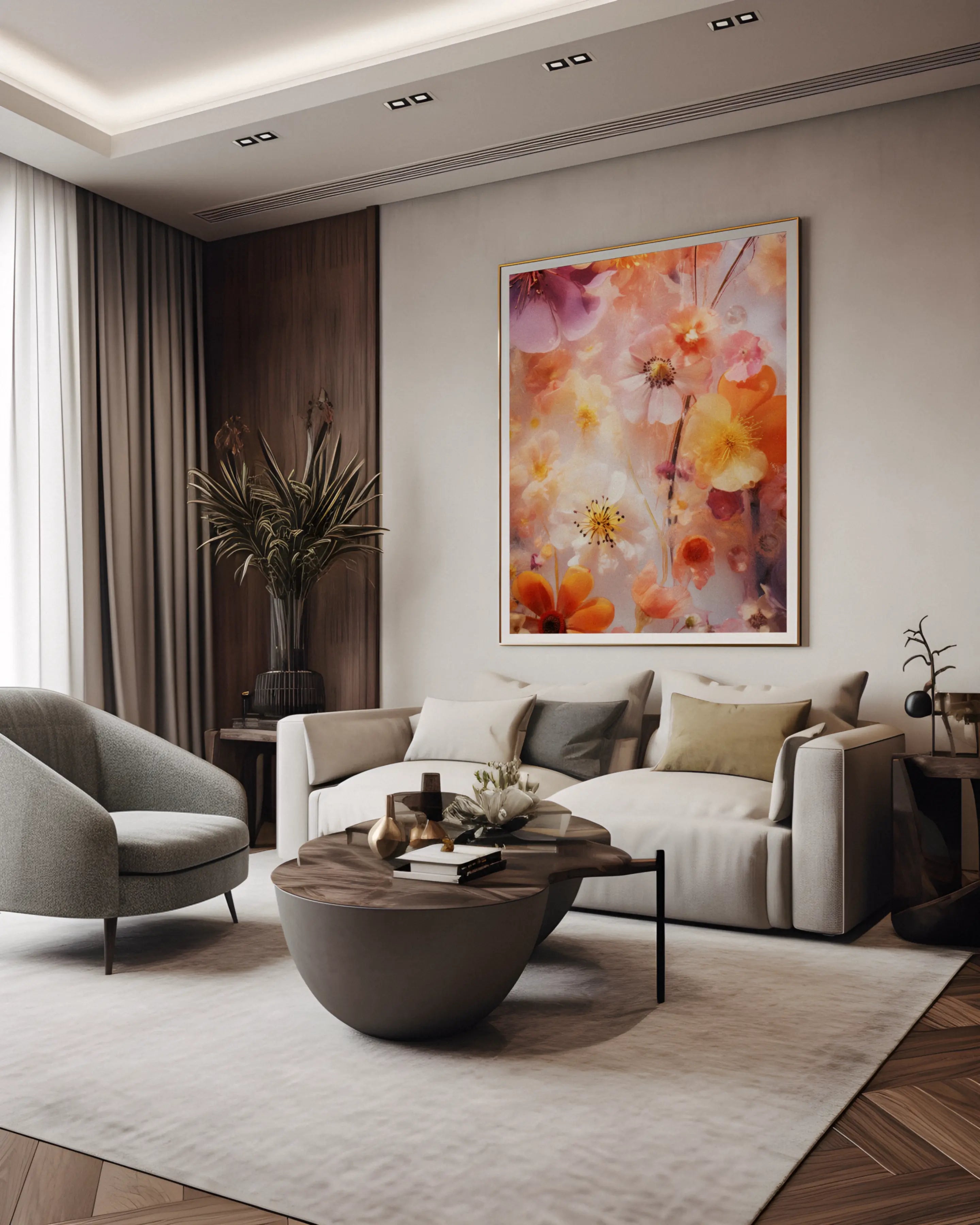 Floral Canvas Wall Art SAD886