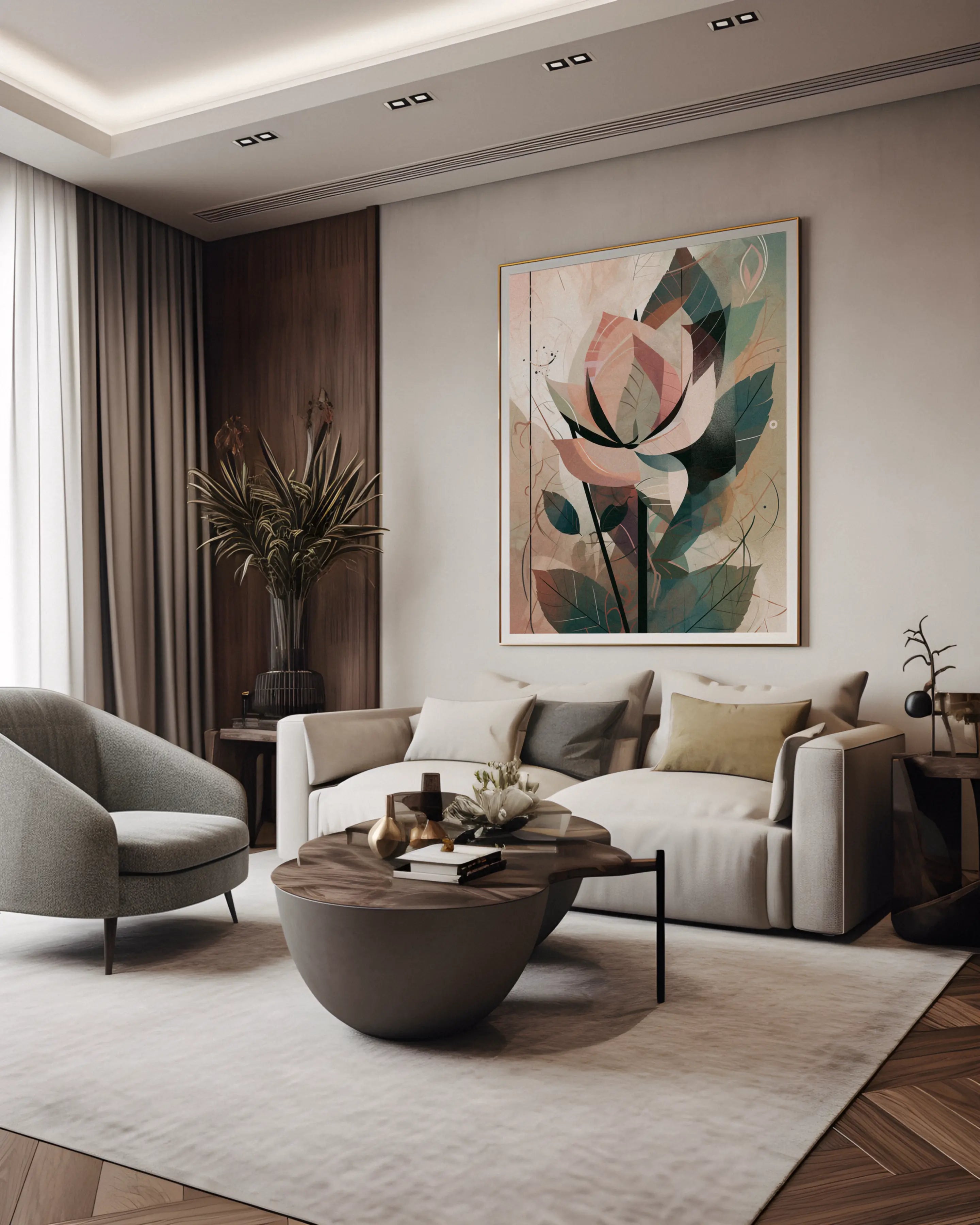 Floral Canvas Wall Art SAD2220