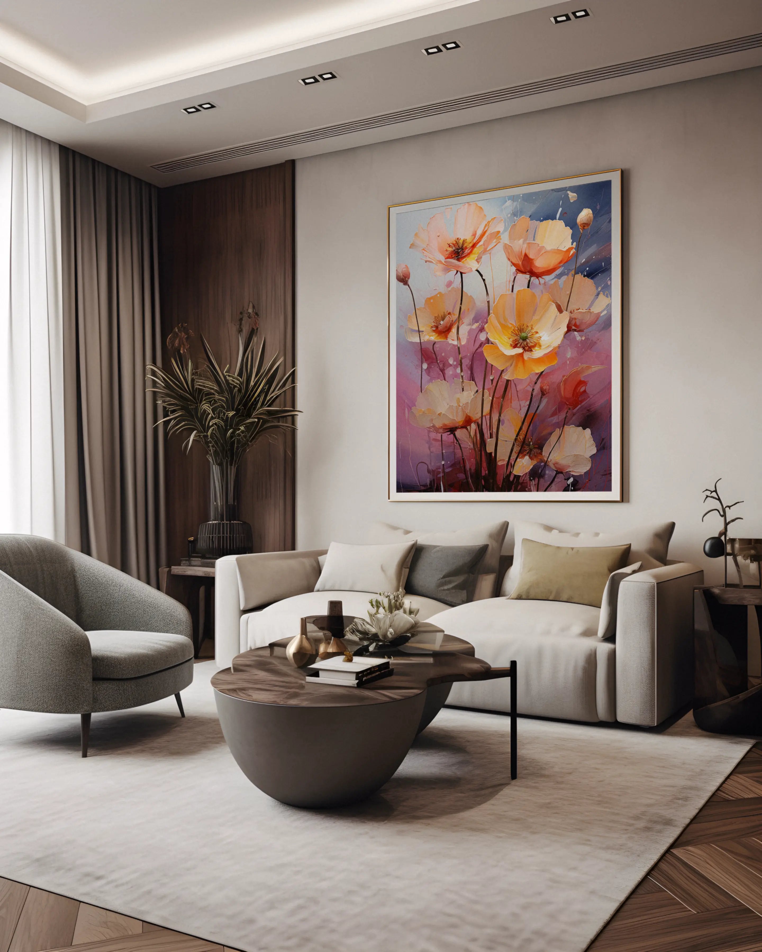 Floral Canvas Wall Art SAD920