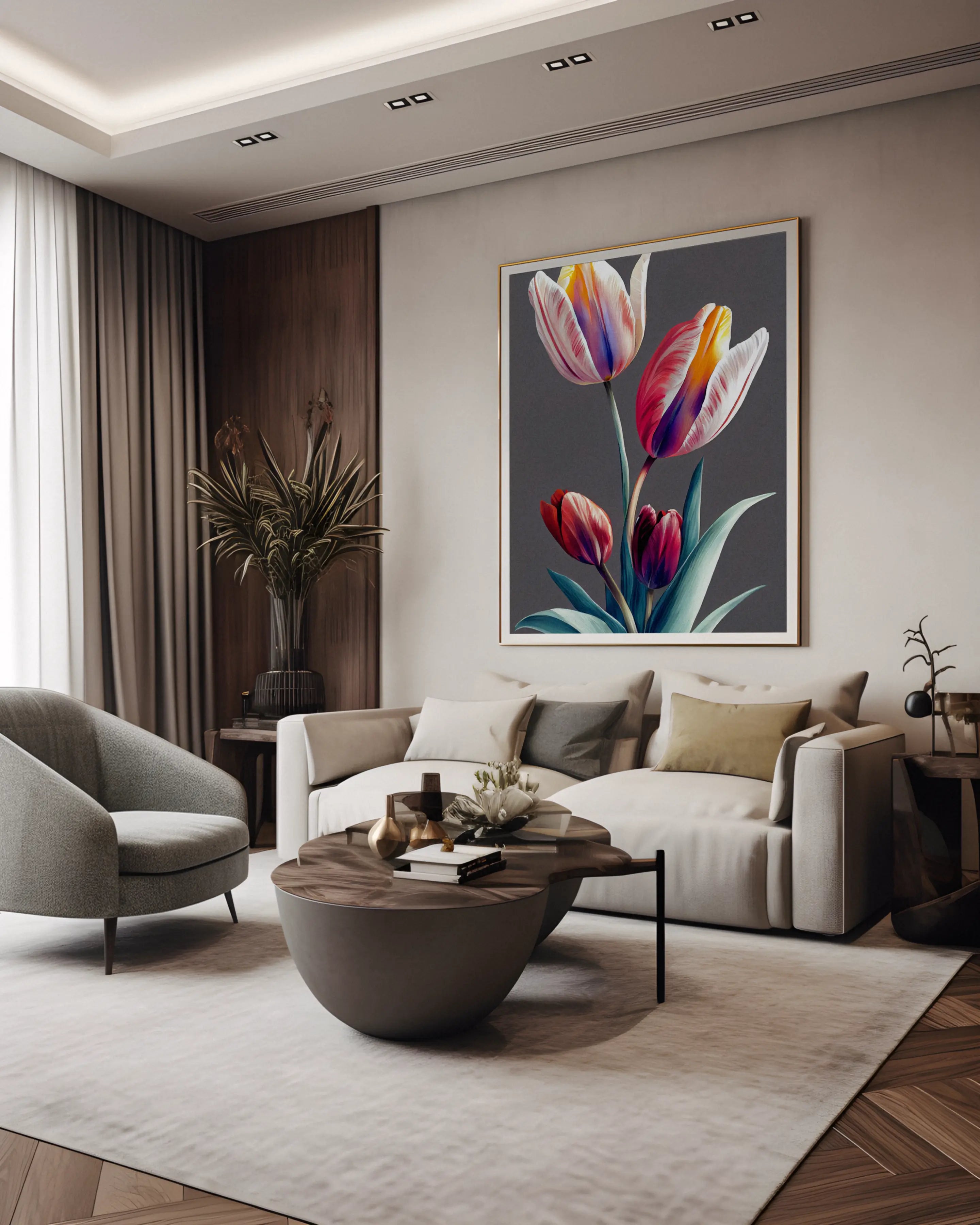 Floral Canvas Wall Art SAD897
