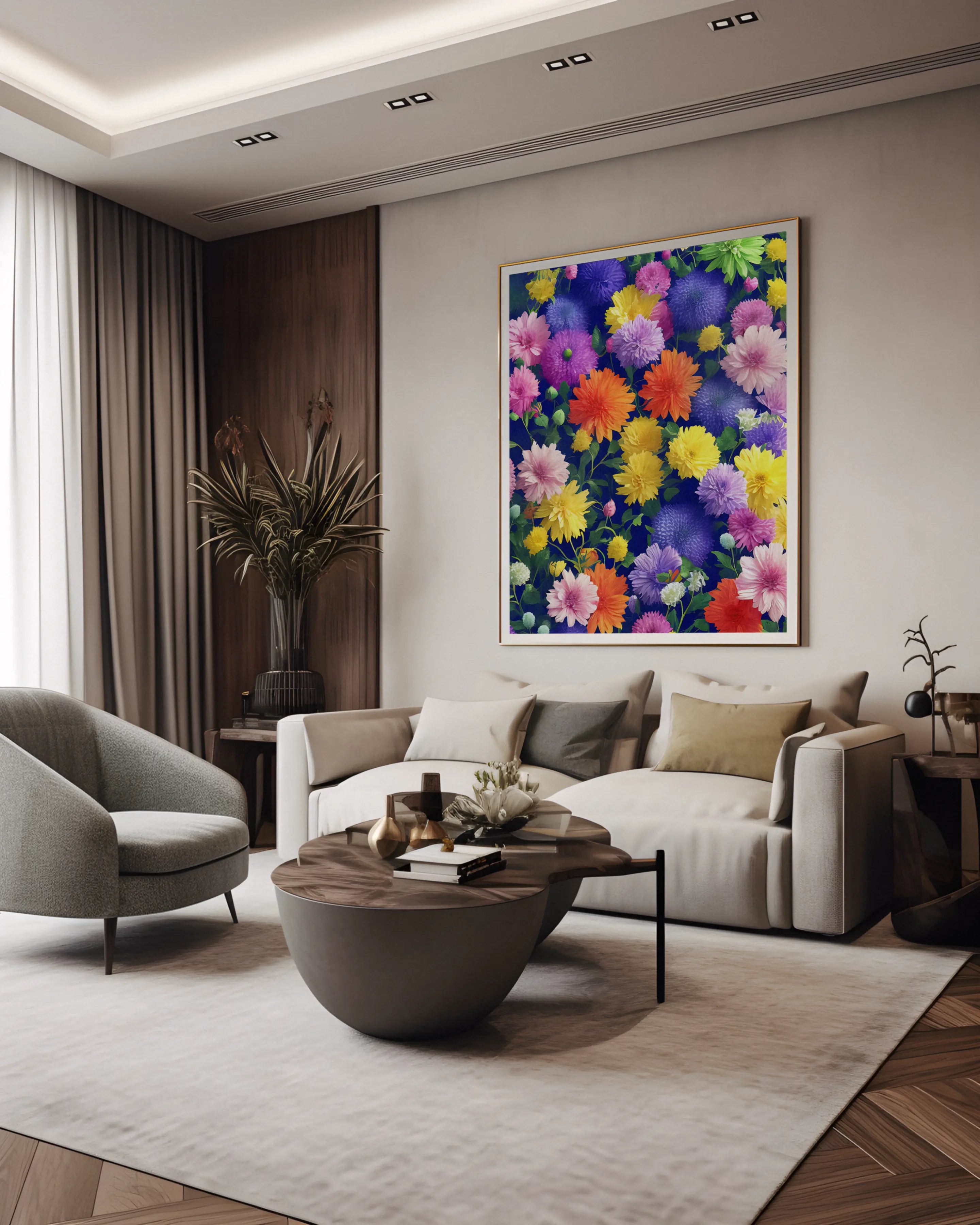Floral Canvas Wall Art SAD899
