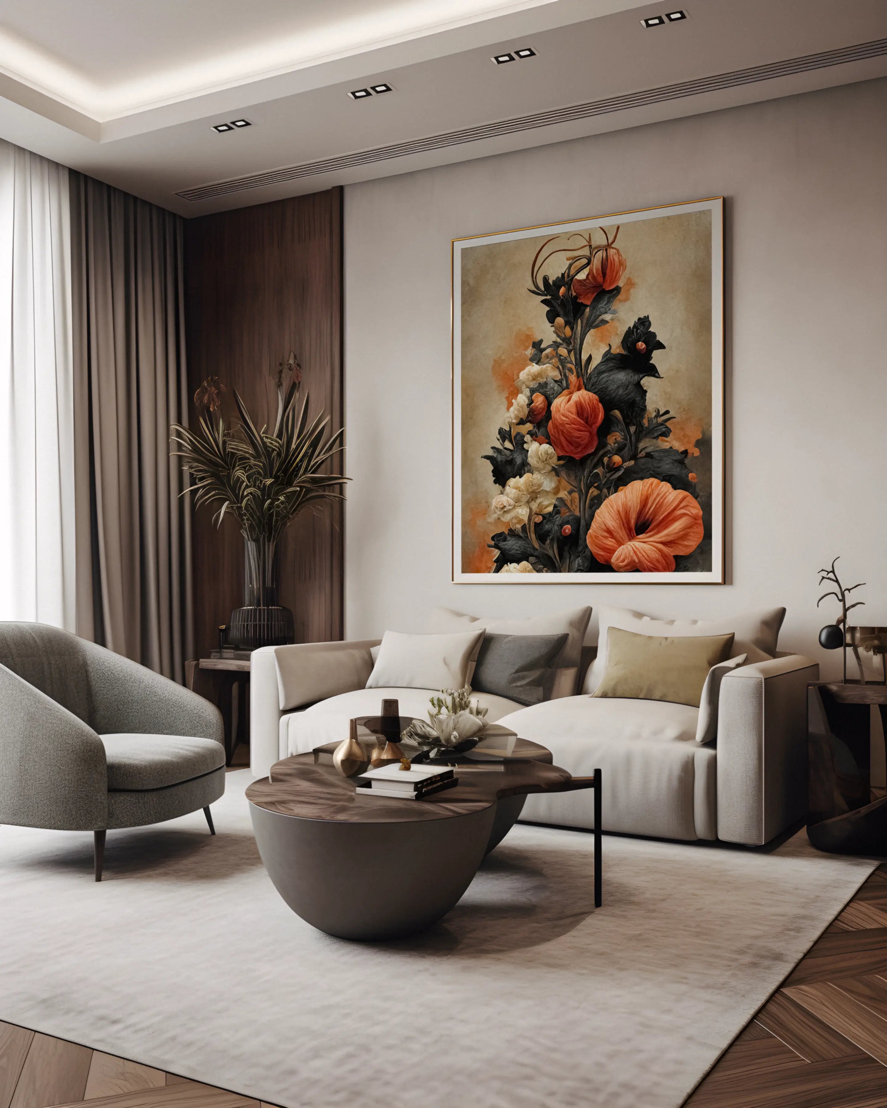 Floral Canvas Wall Art SAD903