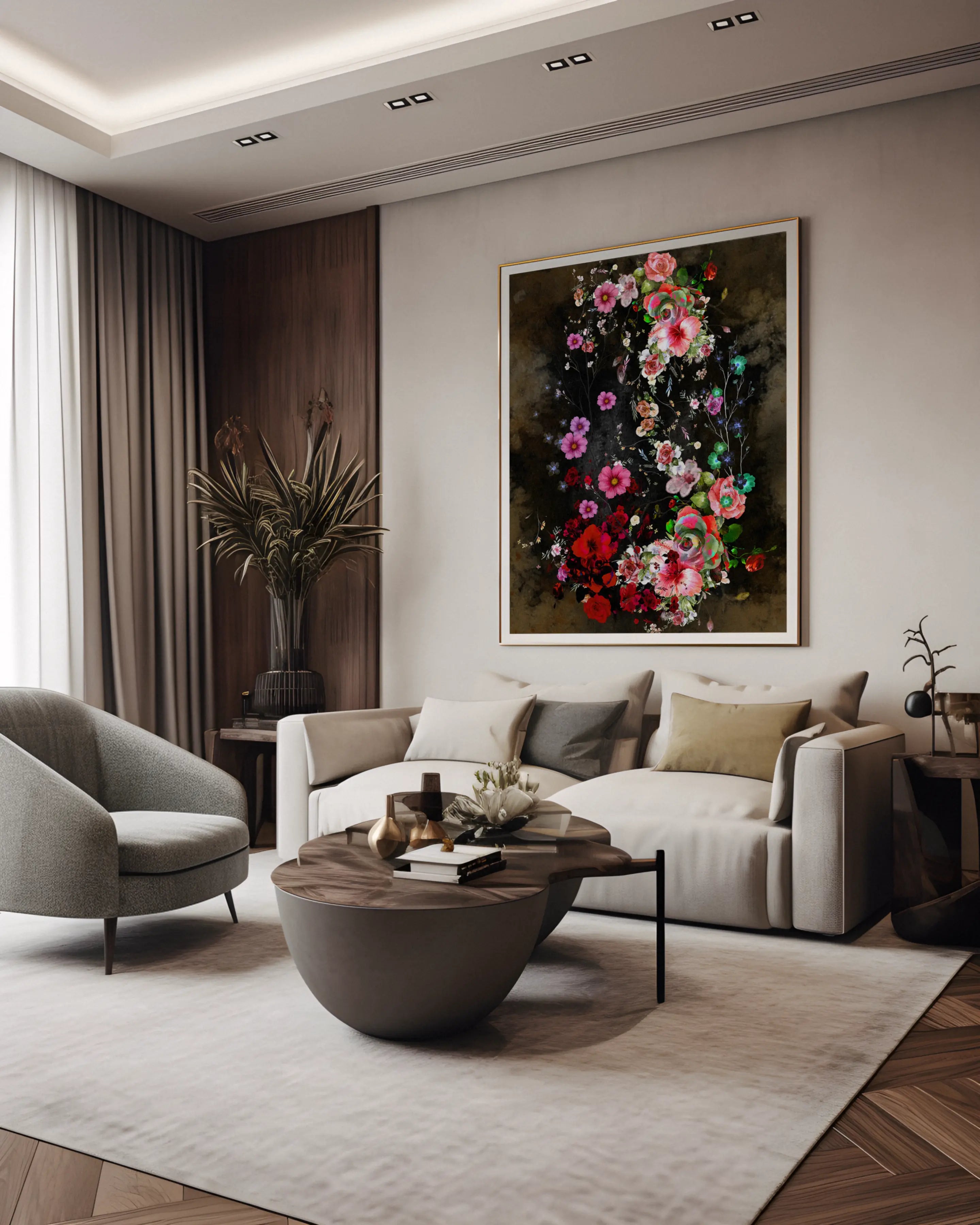 Floral Canvas Wall Art SAD934
