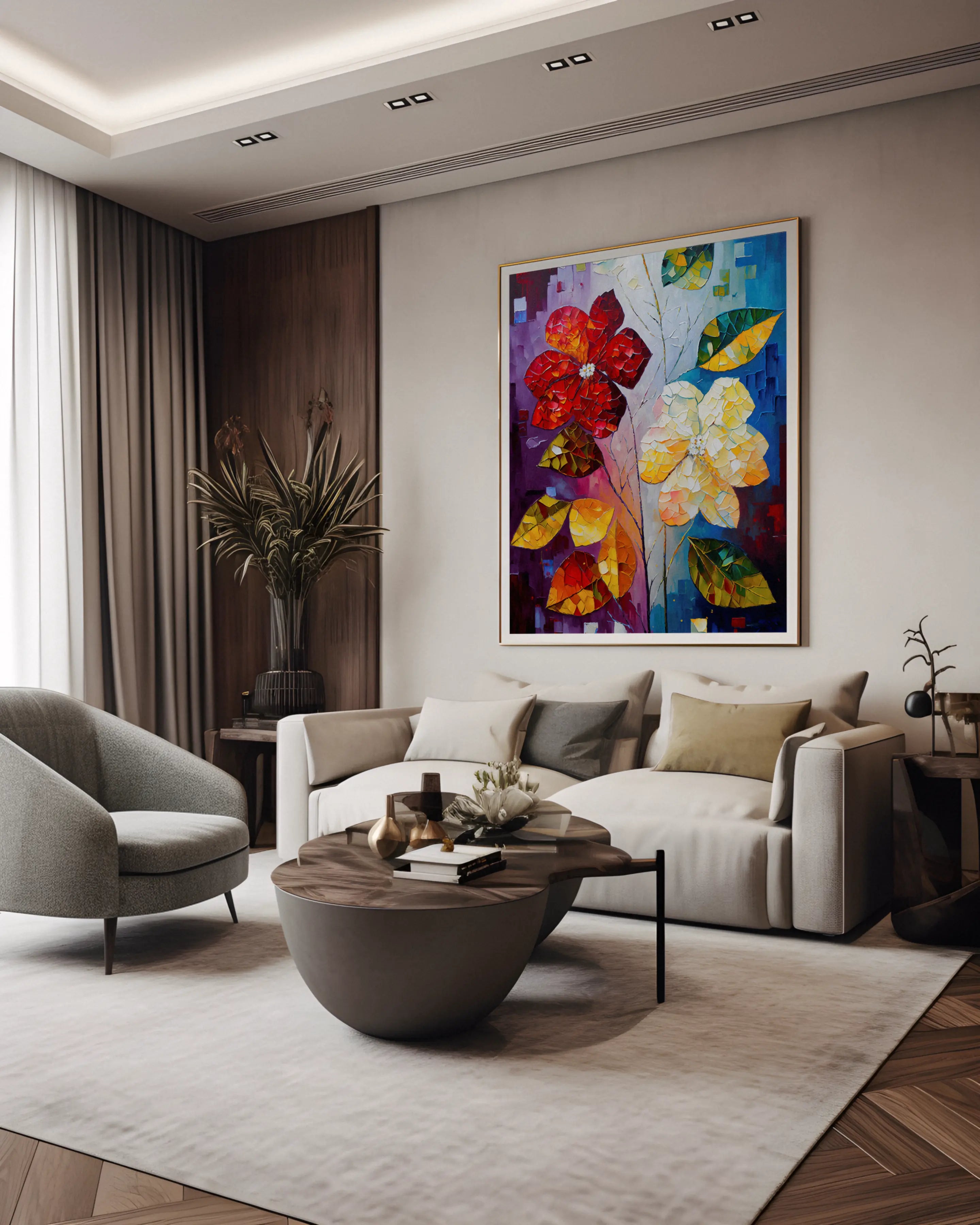 Floral Canvas Wall Art SAD908
