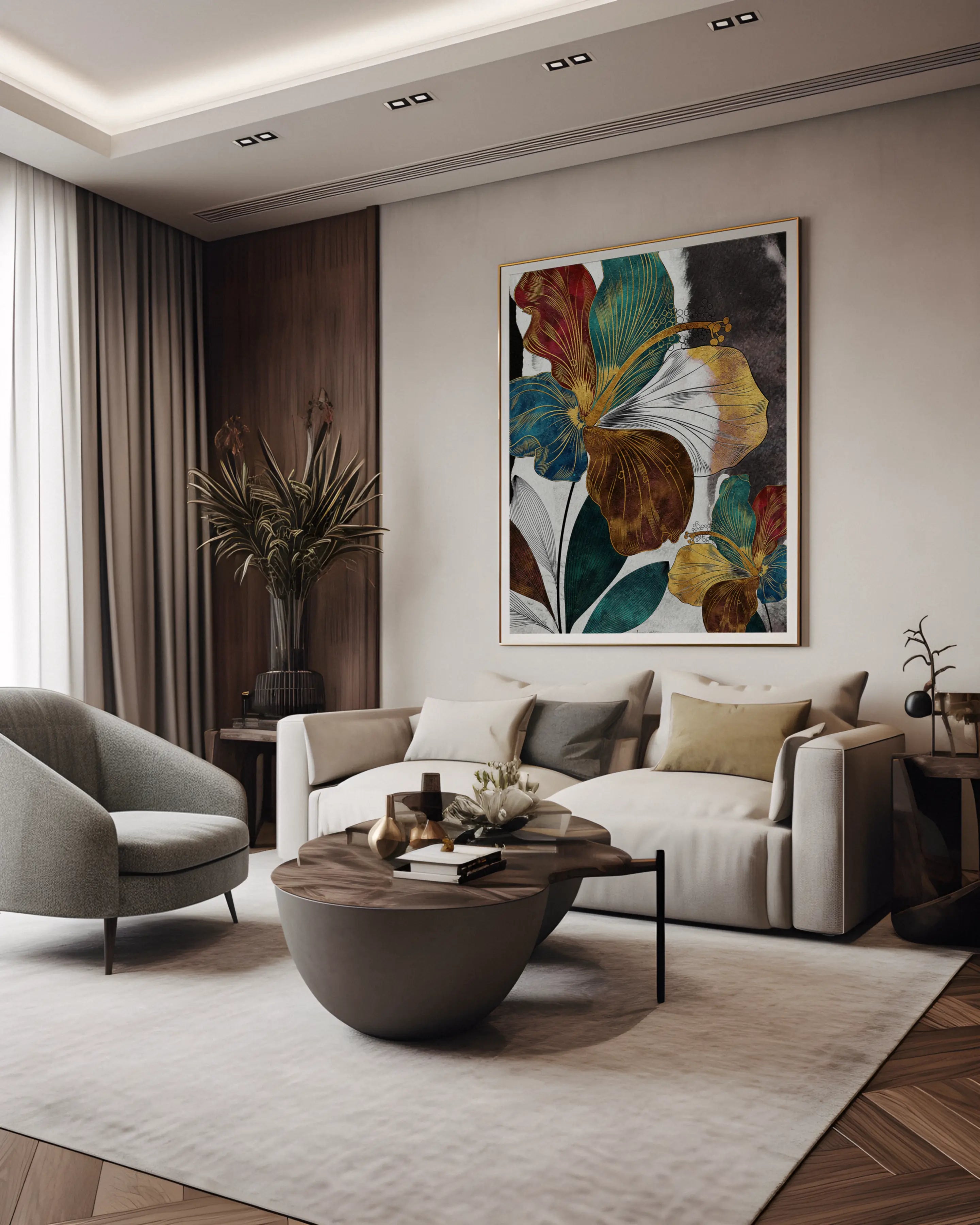 Floral Canvas Wall Art SAD2242