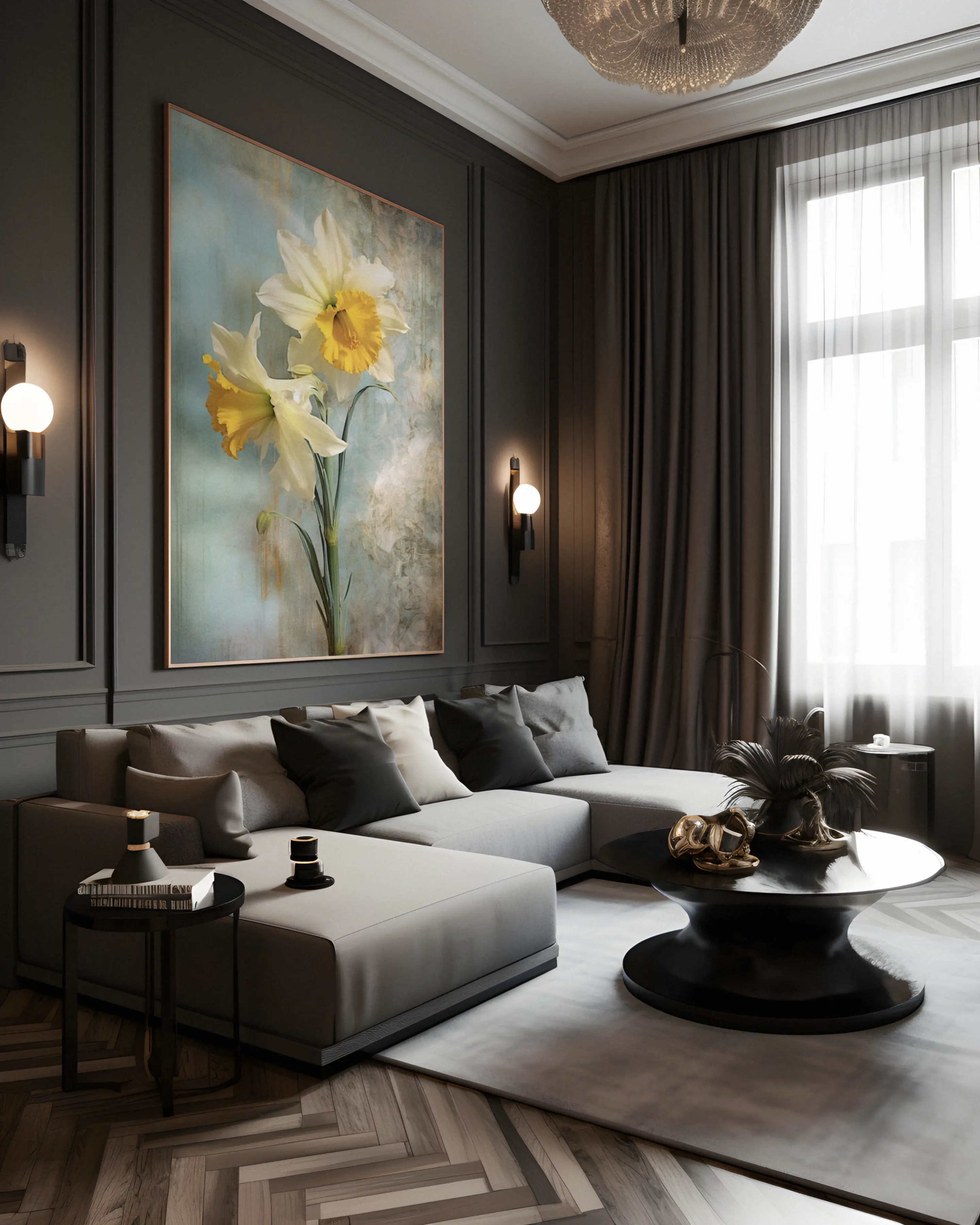 Floral Canvas Wall Art SAD922