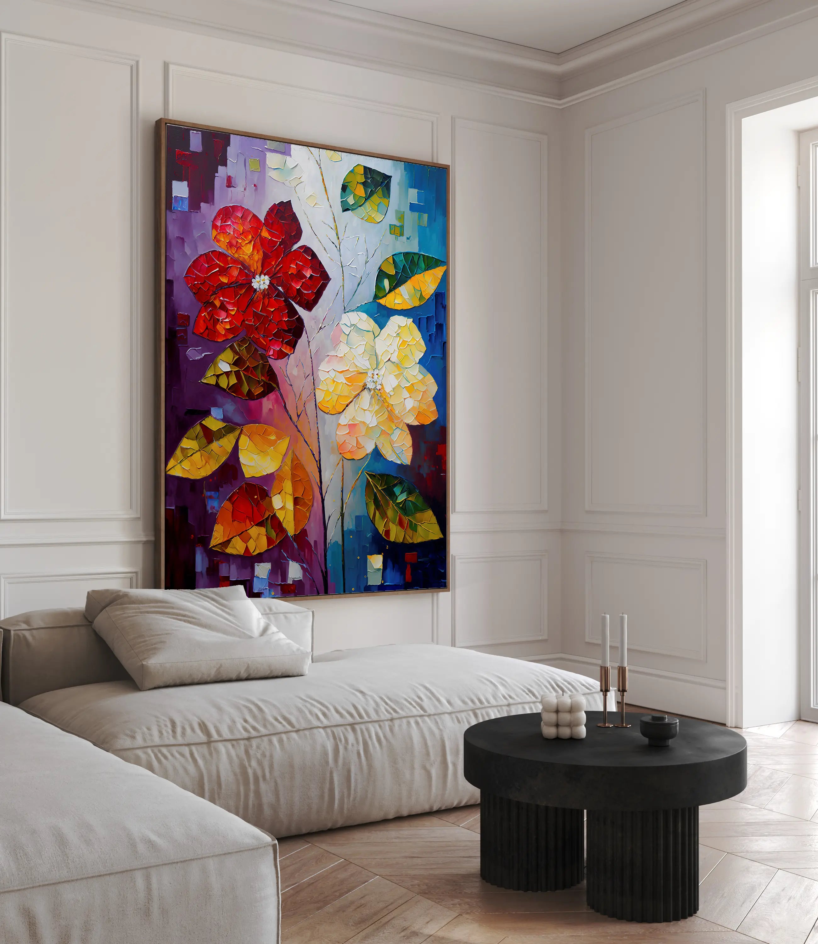 Floral Canvas Wall Art SAD908