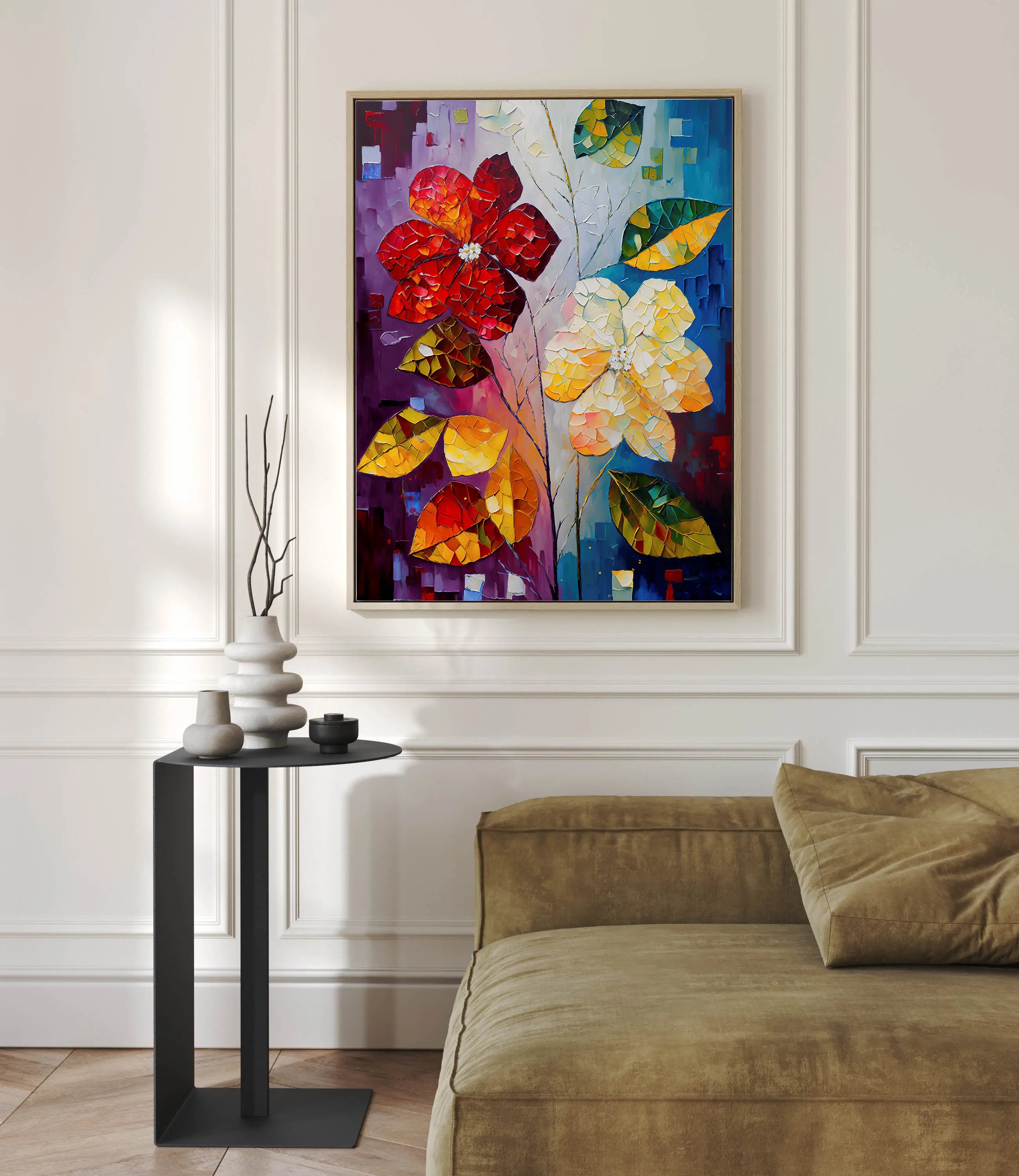Floral Canvas Wall Art SAD908