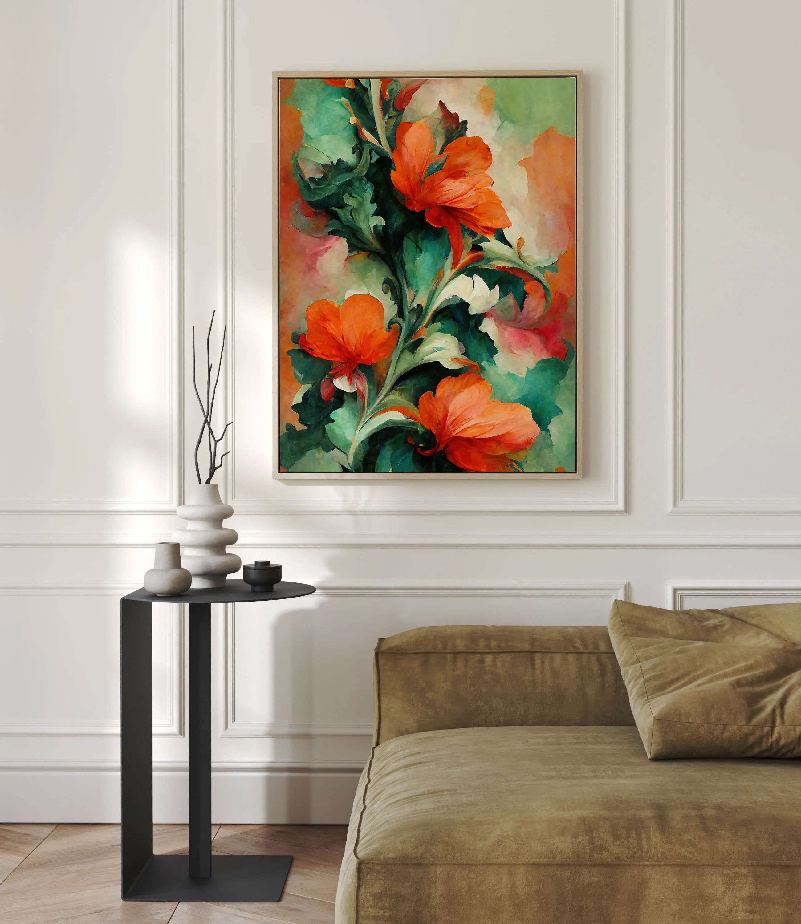 Floral Canvas Wall Art SAD902