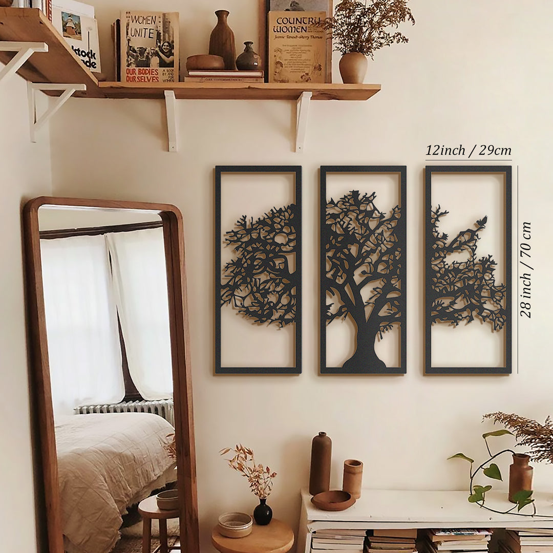 Percea 3 Set Metal Wall Art