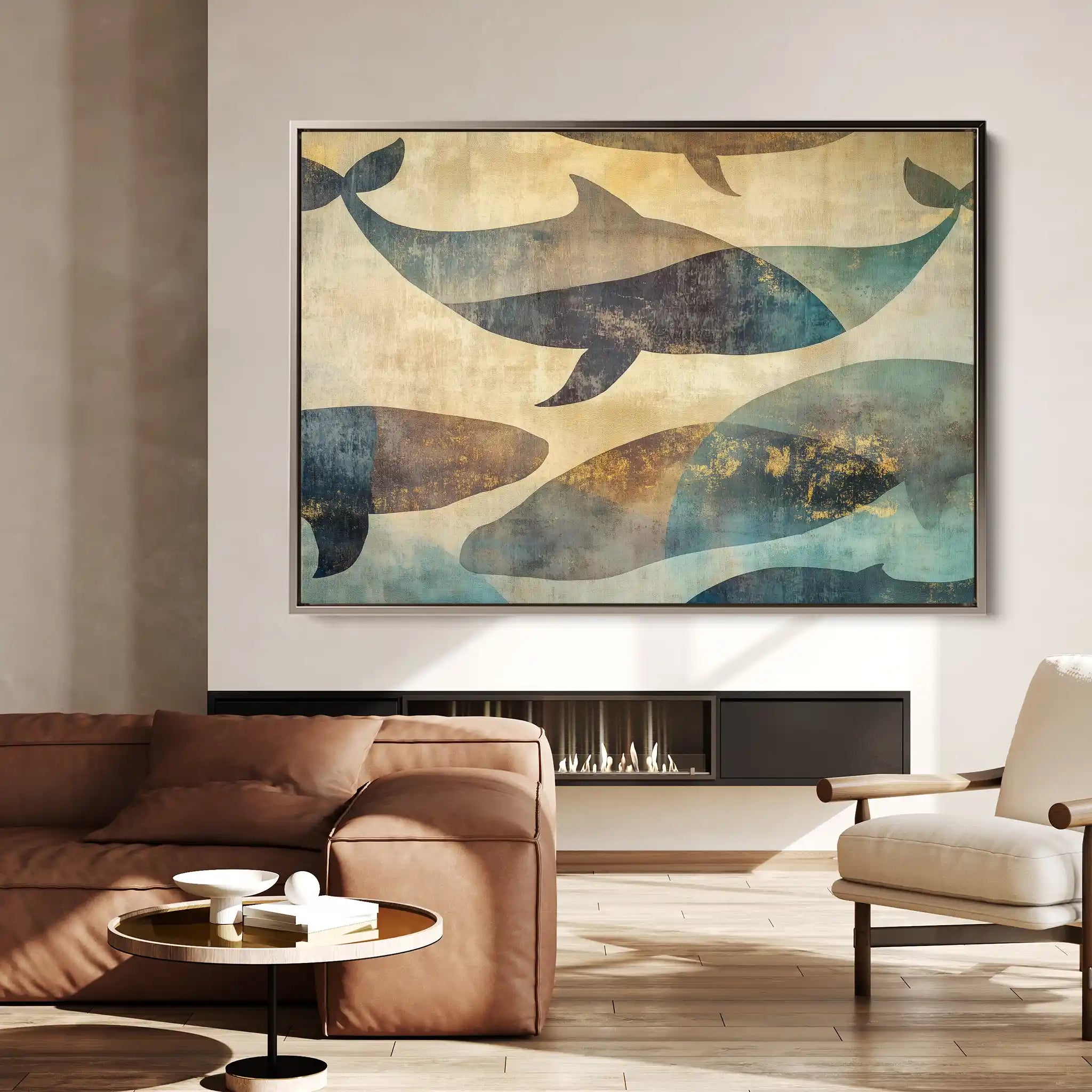 Animals 001 Canvas Art 90 x 60 cm / Stretched on hidden frame