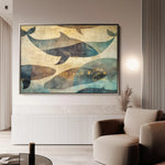 Animals 001 Canvas Art 90 x 60 cm / Stretched on hidden frame
