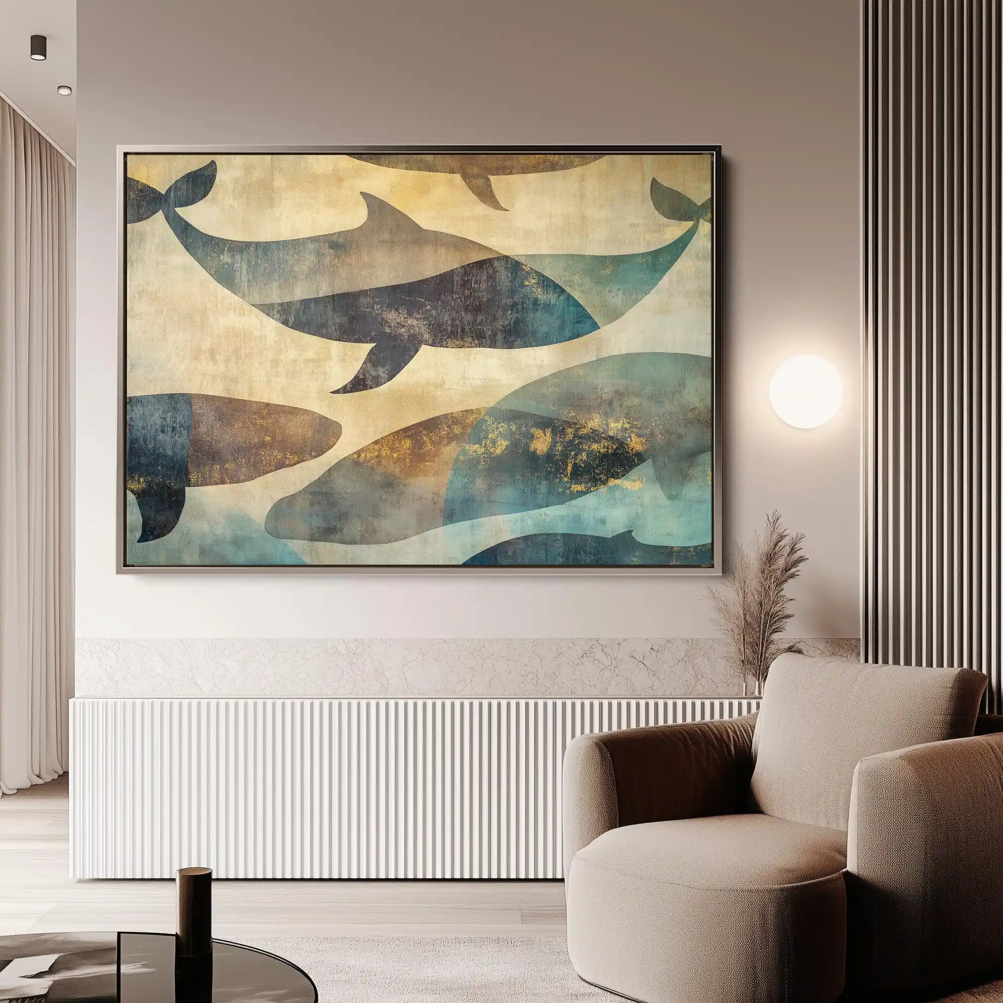 Animals 001 Canvas Art 90 x 60 cm / Stretched on hidden frame