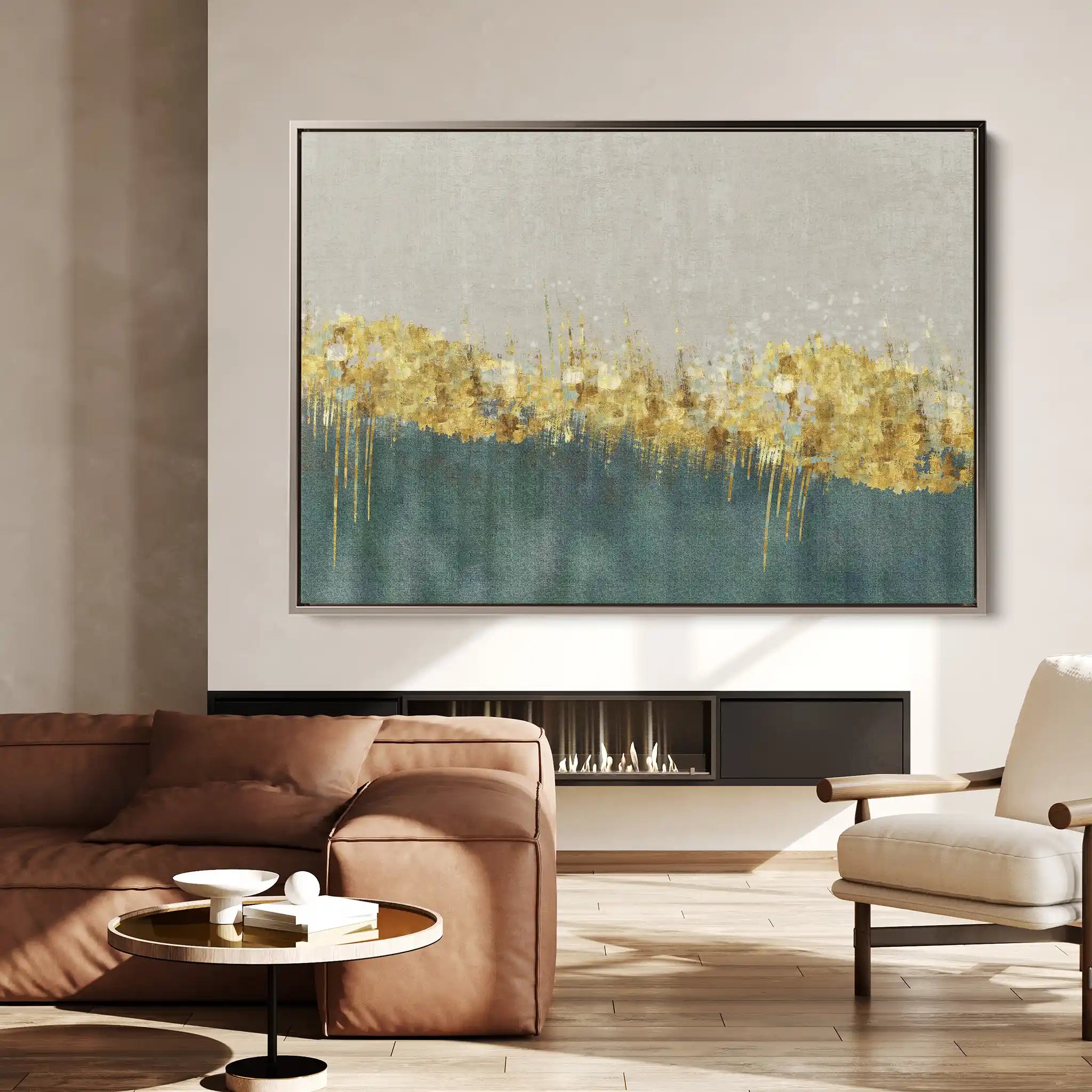 Abstract 001 Canvas Art 60 x 40 cm / Stretched on hidden frame