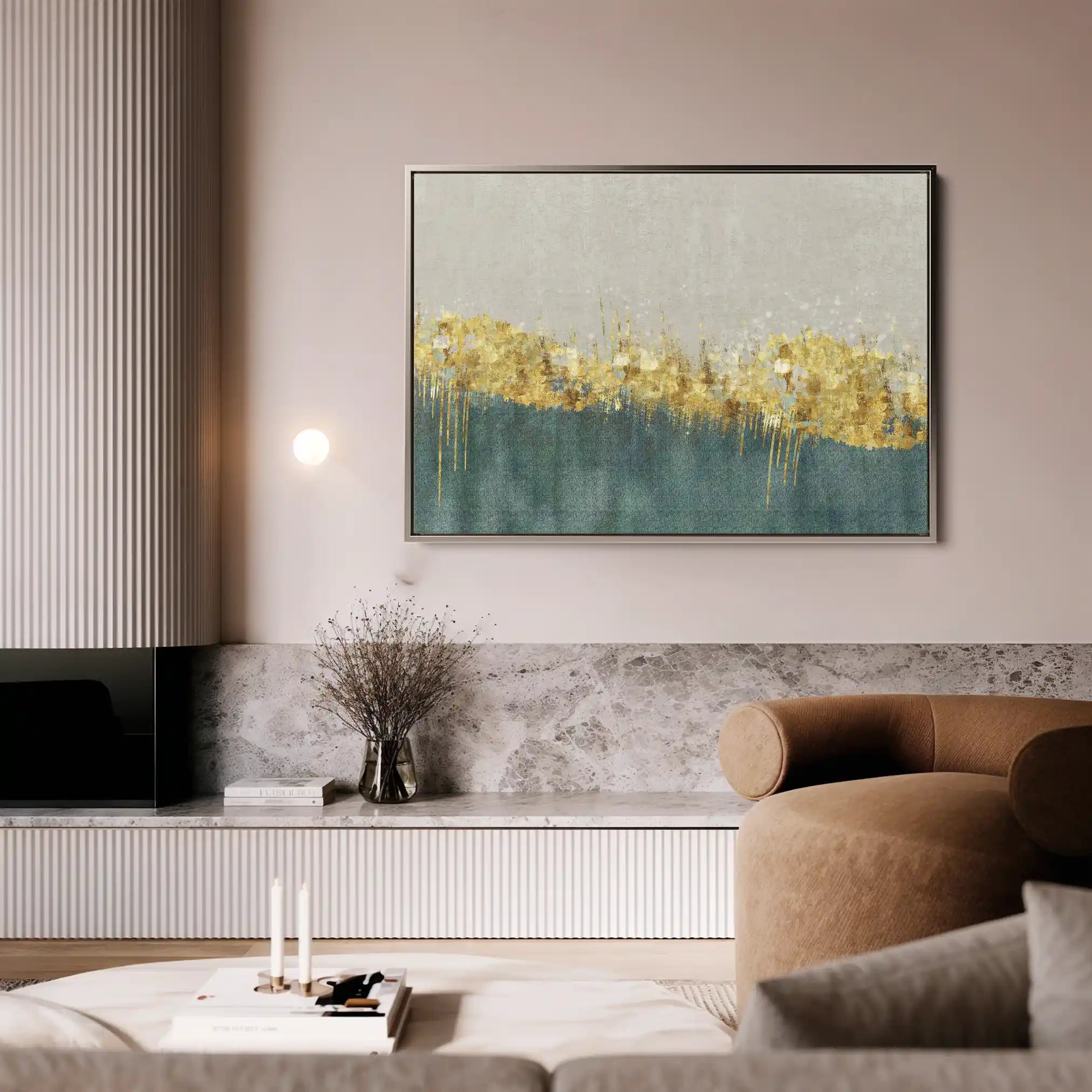 Abstract 001 Canvas Art 60 x 40 cm / Stretched on hidden frame