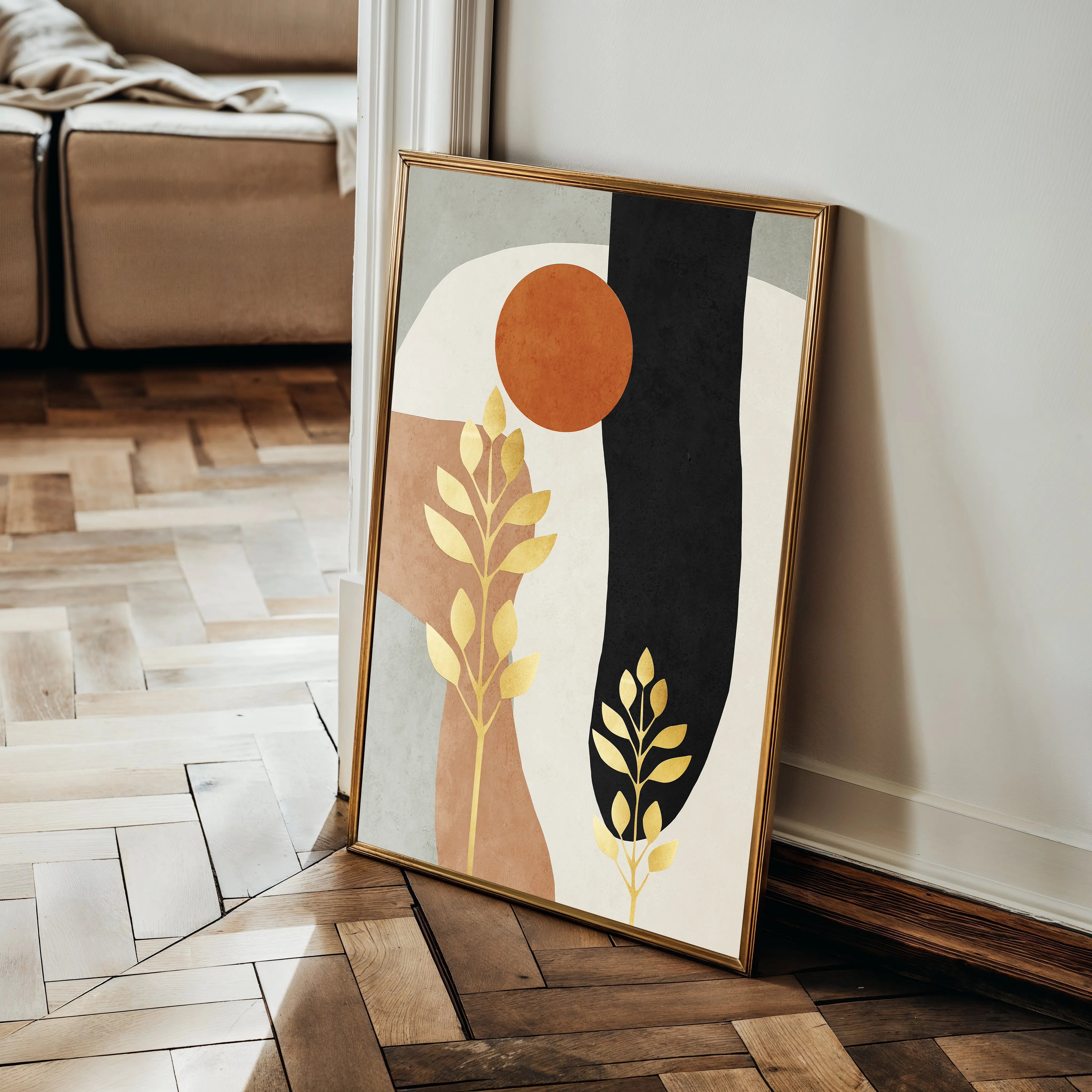 Boho Canvas Wall Art WAD001-BH 90 x 60 cm / Stretched on hidden frame