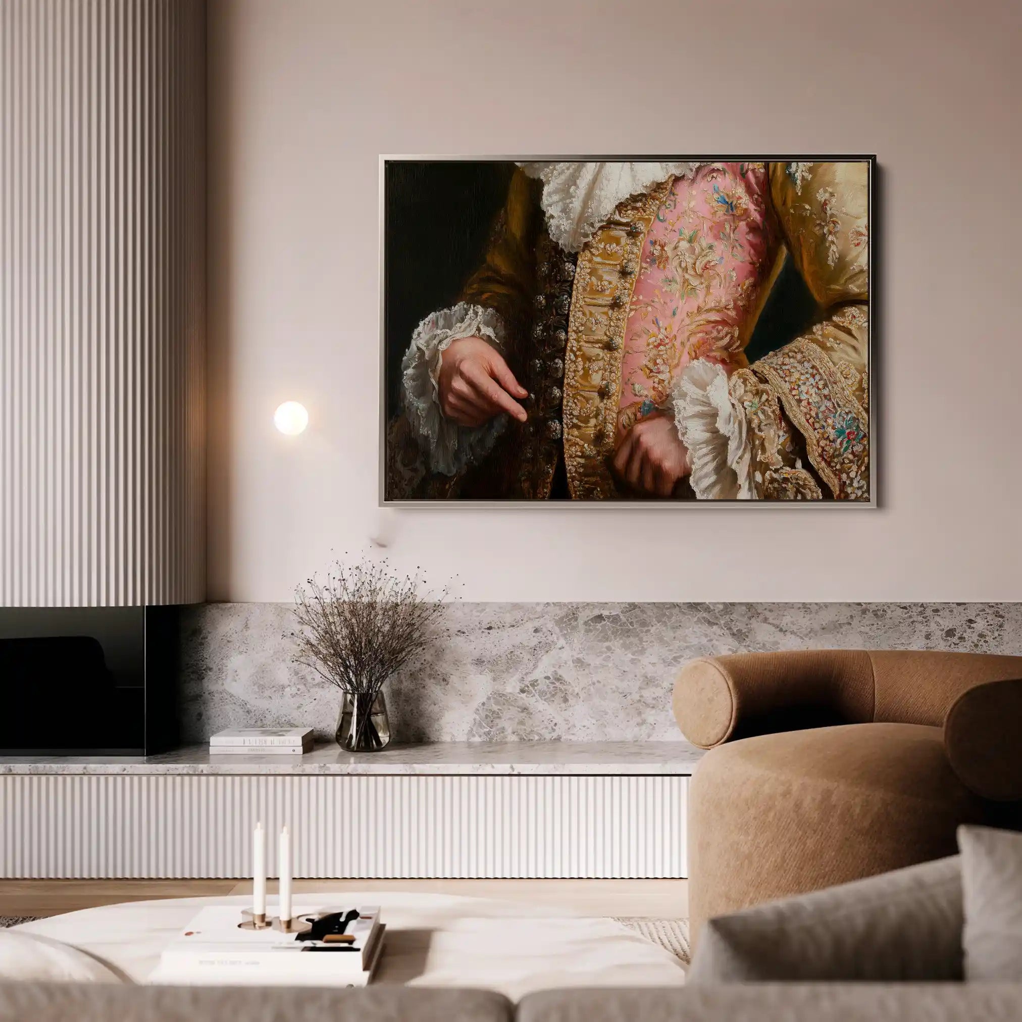 Classic 001 Canvas Art 90 x 60 cm / Stretched on hidden frame
