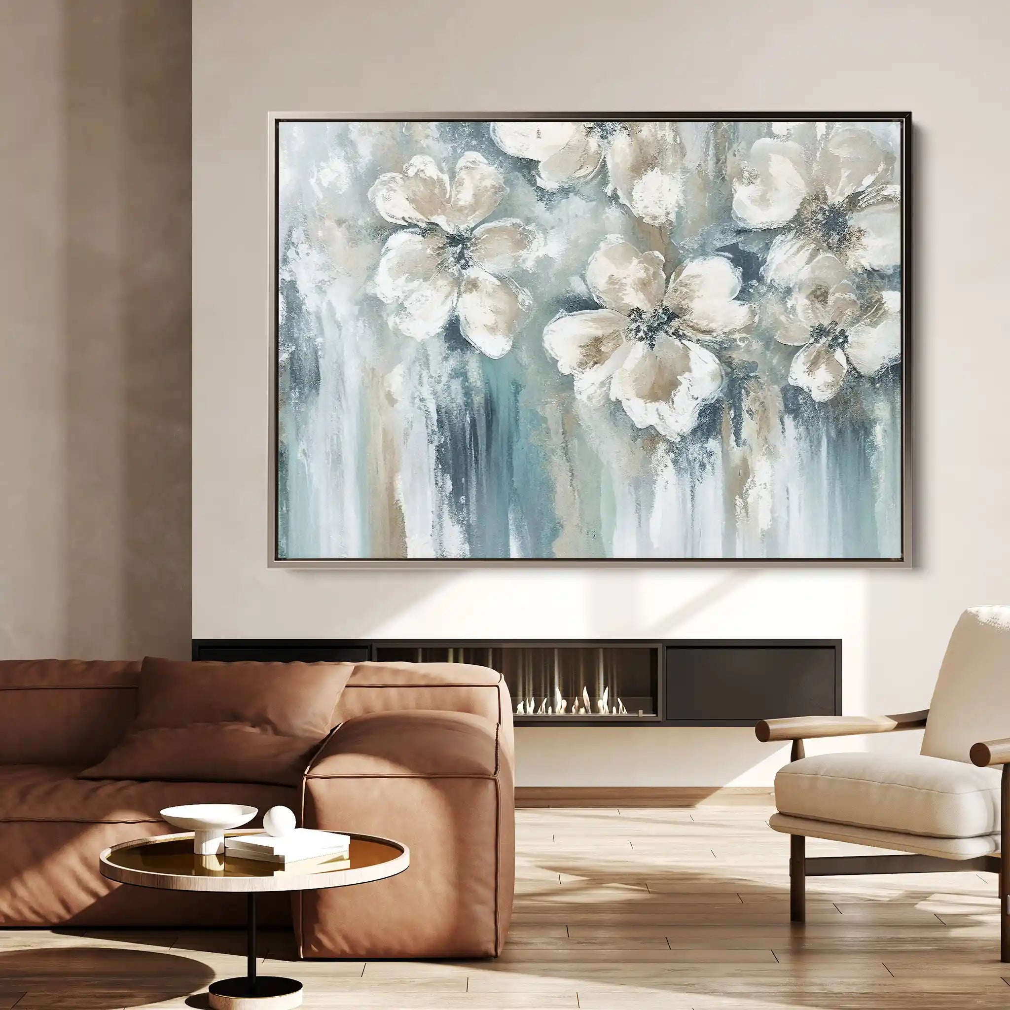 Floral Canvas Wall Art WAD001-F 90 x 60 cm / Stretched on hidden frame