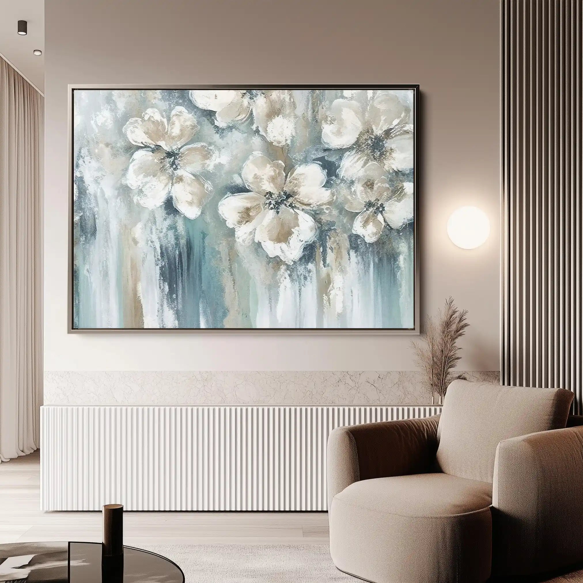 Floral Canvas Wall Art WAD001-F 90 x 60 cm / Stretched on hidden frame