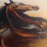 Horses 001 Canvas Art 90 x 60 cm / Stretched on hidden frame