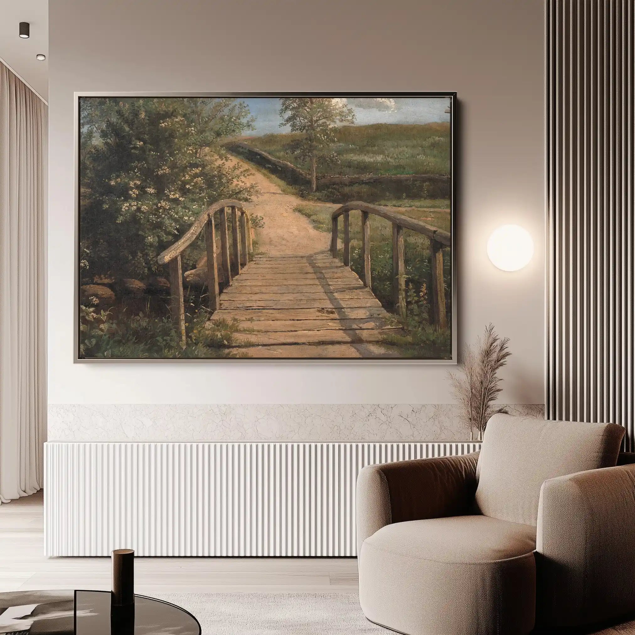 Landscape 001 Canvas Art 90 x 60 cm / Stretched on hidden frame