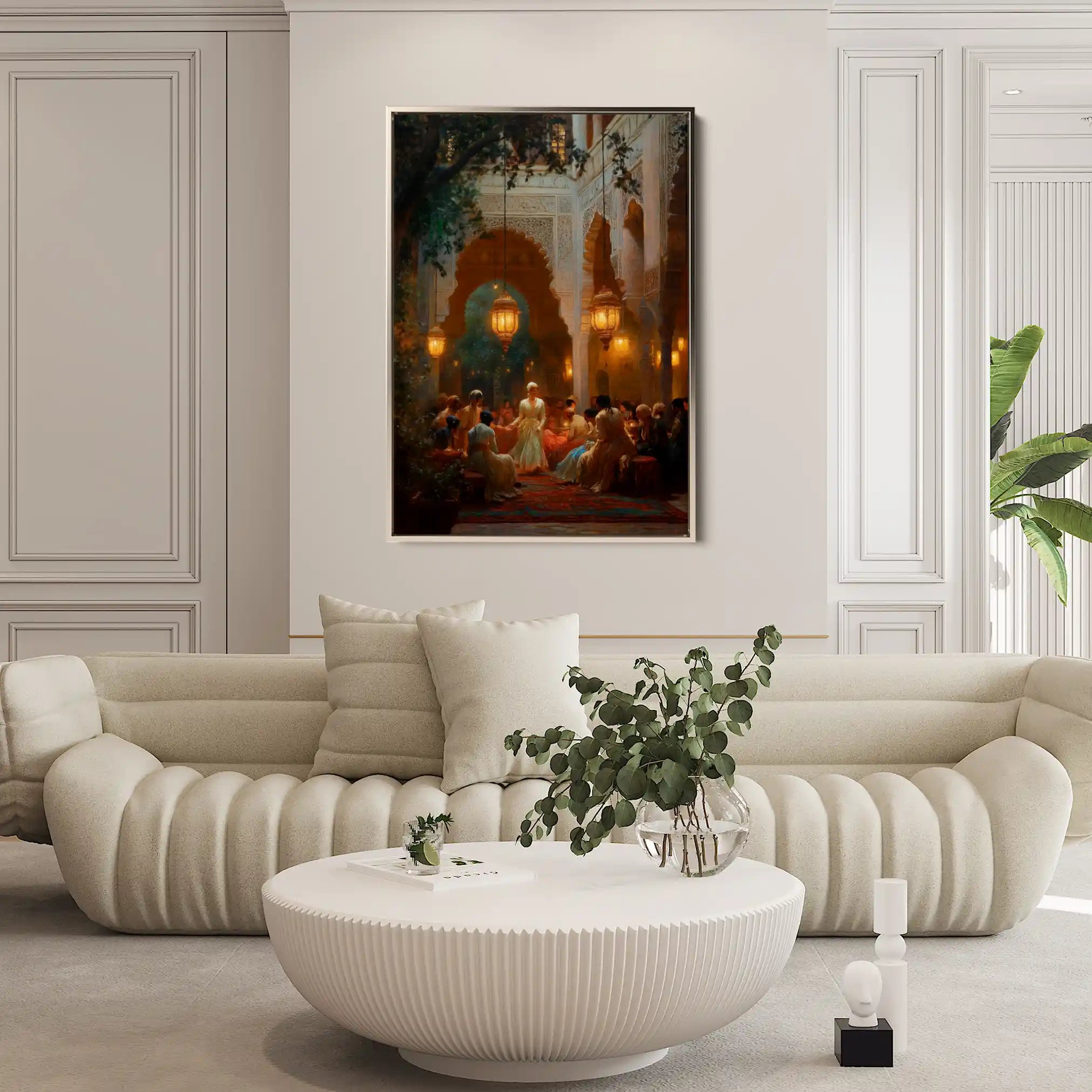 Orientalist 001 Canvas Art 90 x 60 cm / Stretched on hidden frame