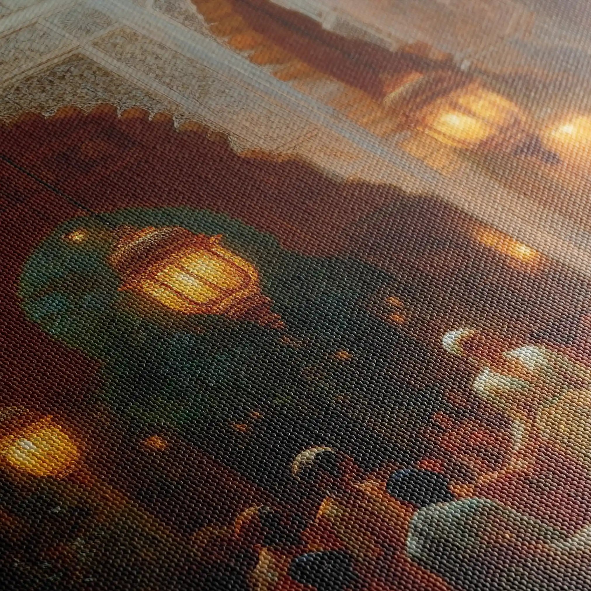 Orientalist 001 Canvas Art 90 x 60 cm / Stretched on hidden frame