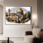 Palestine 001 Canvas Art 90 x 60 cm / Stretched on hidden frame