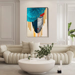 Portrait 001 Canvas Art 90 x 60 cm / Stretched on hidden frame