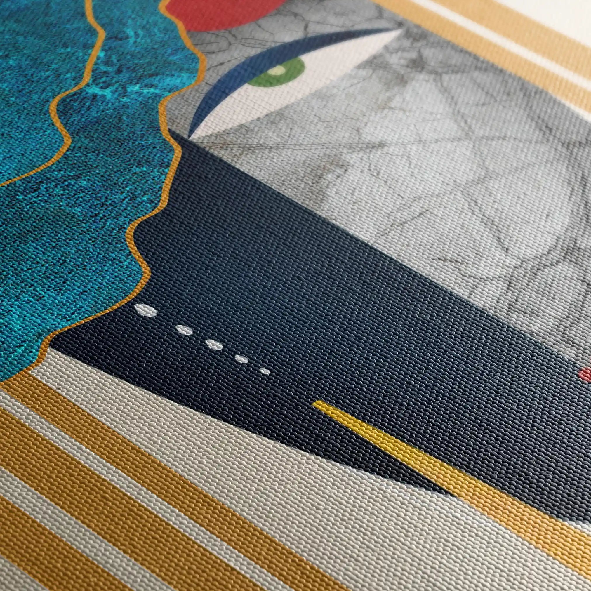 Portrait 001 Canvas Art 90 x 60 cm / Stretched on hidden frame