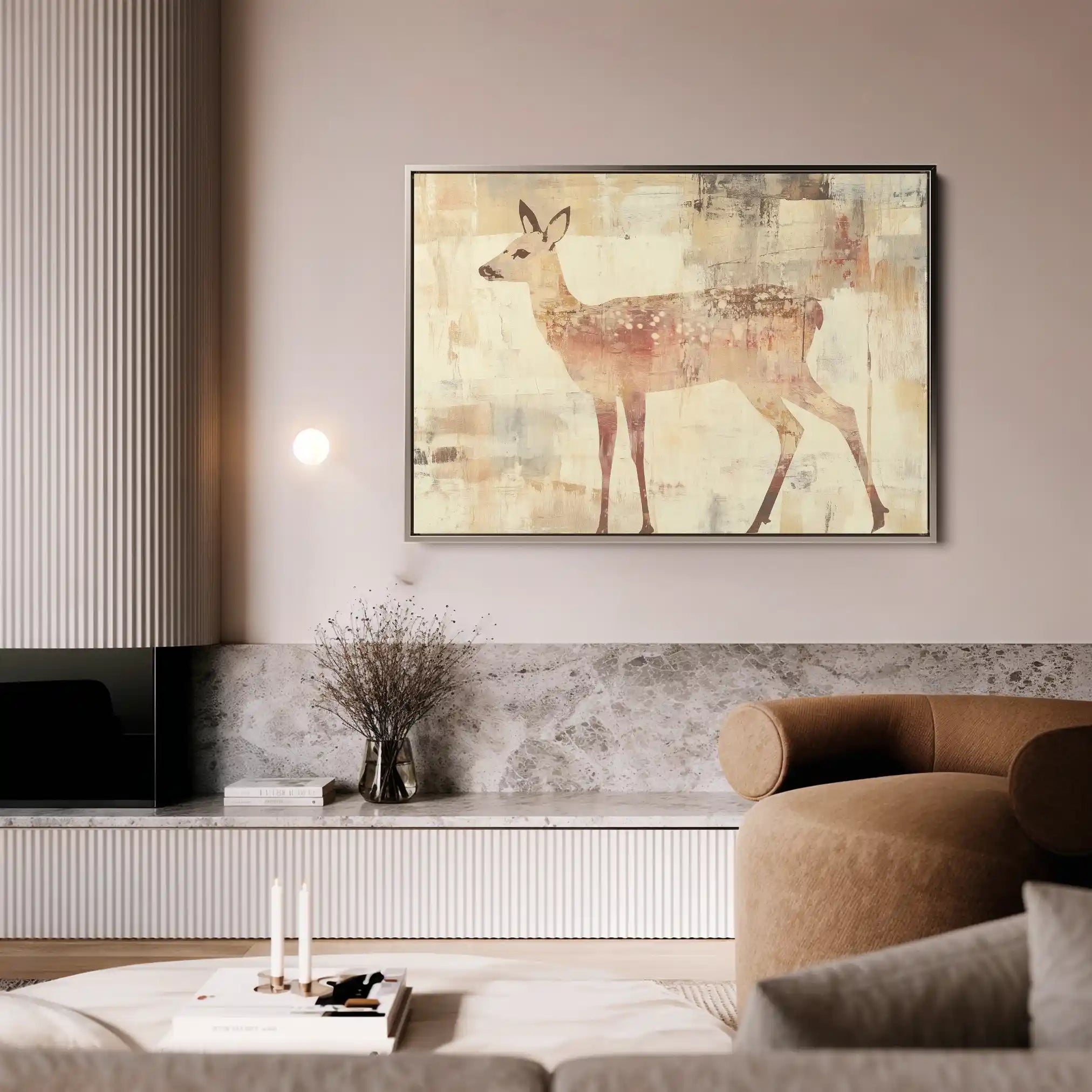 Animals 002 Canvas Art 90 x 60 cm / Stretched on hidden frame