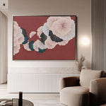 Floral Canvas Wall Art WAD002-F 90 x 60 cm / Stretched on hidden frame