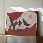 Floral Canvas Wall Art WAD002-F 90 x 60 cm / Stretched on hidden frame