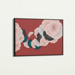 Floral Canvas Wall Art WAD002-F 90 x 60 cm / Stretched on hidden frame