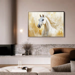 Horses 002 Canvas Art 90 x 60 cm / Stretched on hidden frame