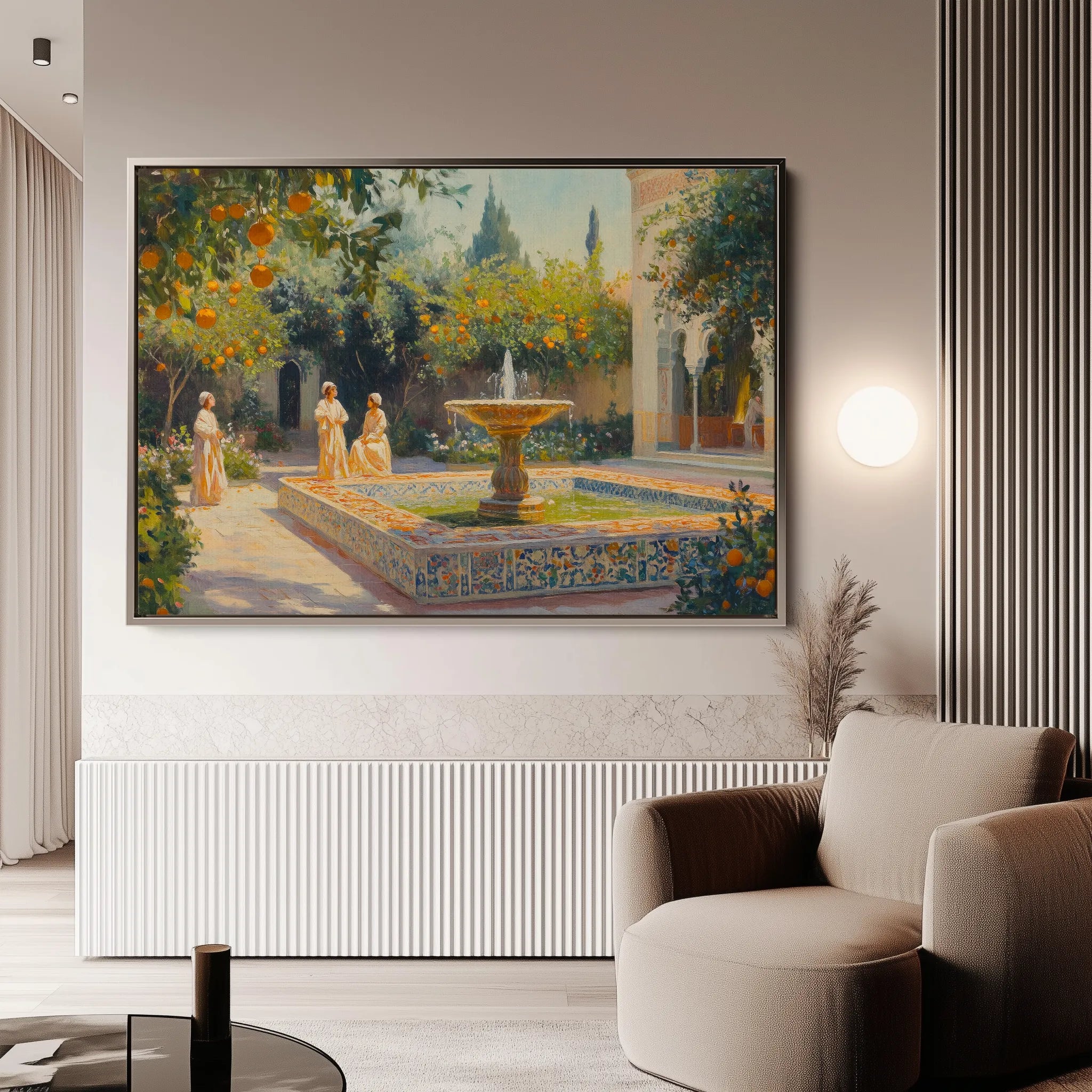 Orientalist Canvas Wall Art WAD002-OR 90 x 60 cm / Stretched on hidden frame