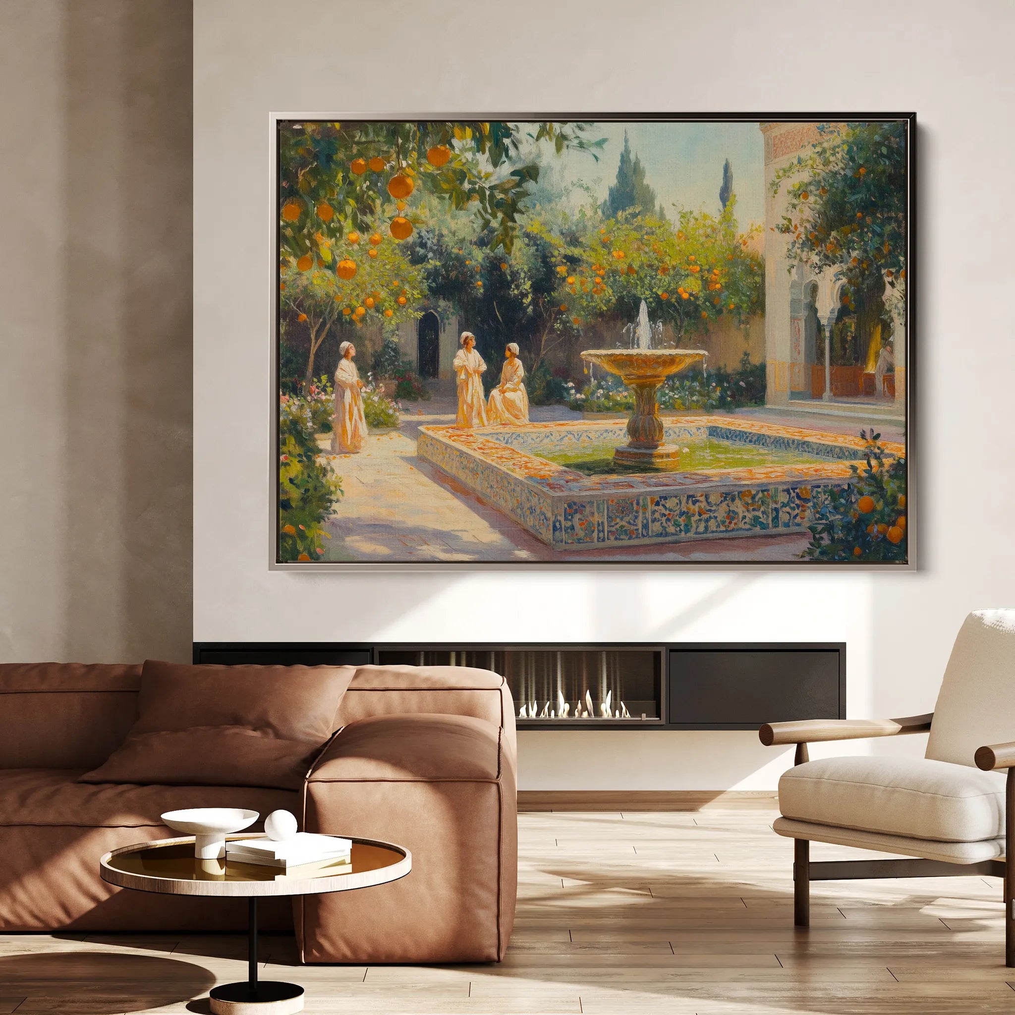 Orientalist Canvas Wall Art WAD002-OR 90 x 60 cm / Stretched on hidden frame