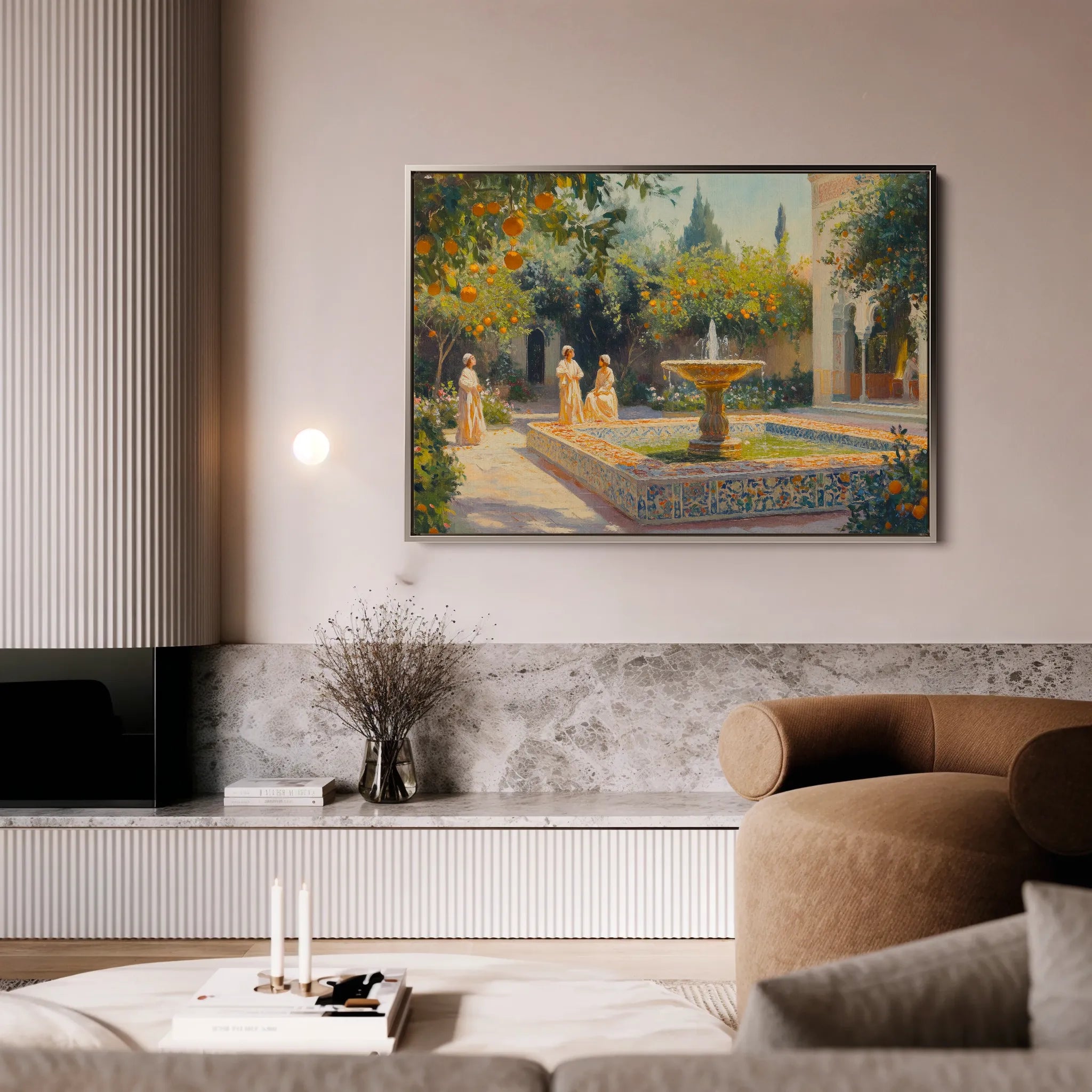 Orientalist Canvas Wall Art WAD002-OR 90 x 60 cm / Stretched on hidden frame