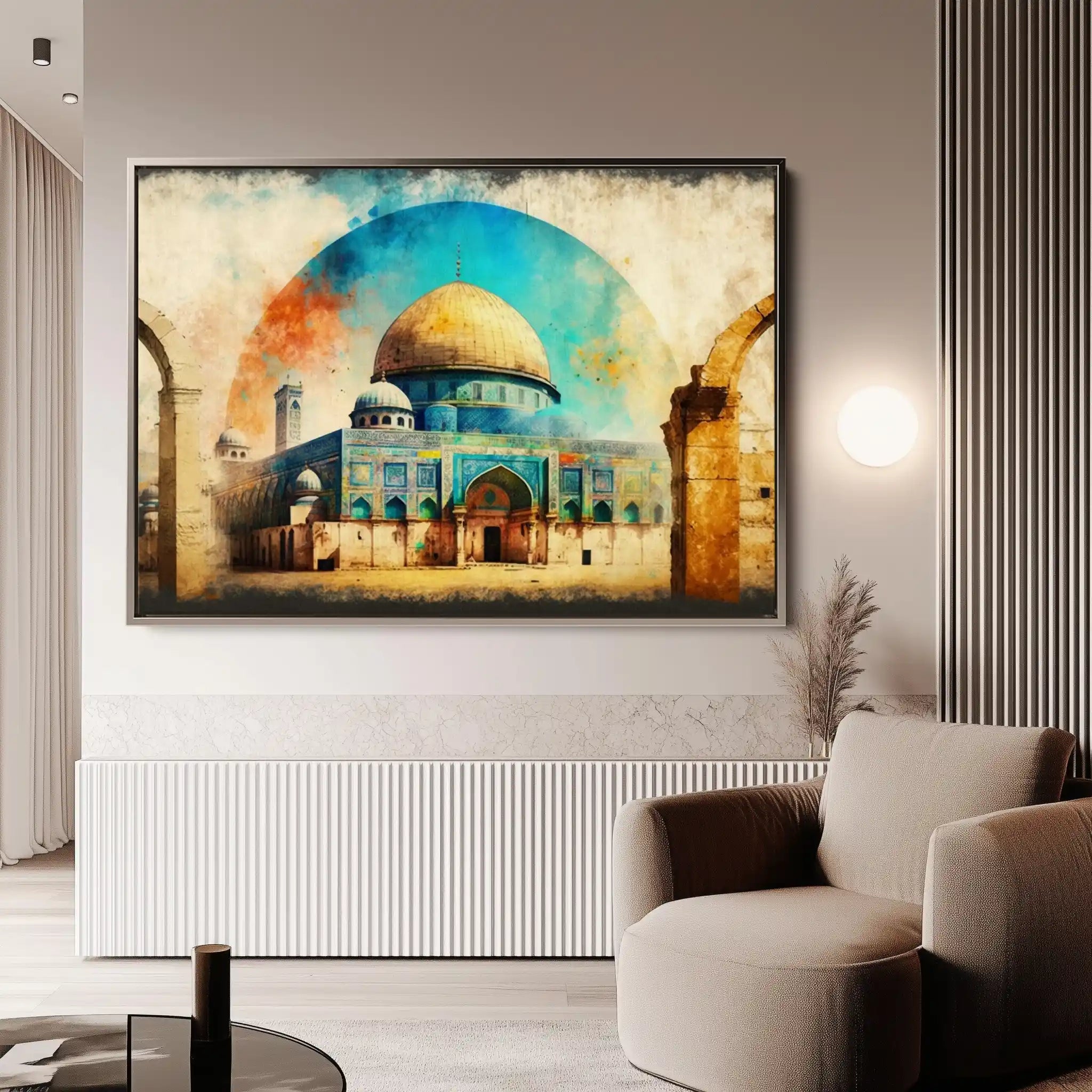 Palestine 002 Canvas Art 90 x 60 cm / Stretched on hidden frame