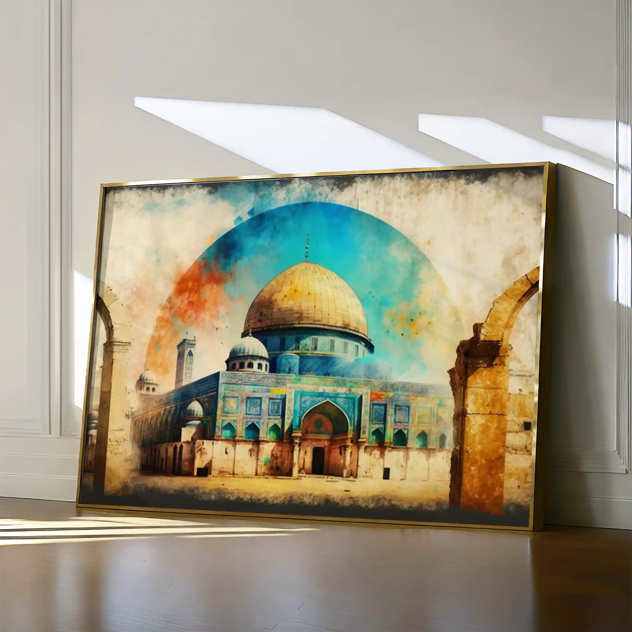 Palestine 002 Canvas Art 90 x 60 cm / Stretched on hidden frame