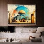 Palestine 002 Canvas Art 90 x 60 cm / Stretched on hidden frame