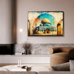 Palestine 002 Canvas Art 90 x 60 cm / Stretched on hidden frame